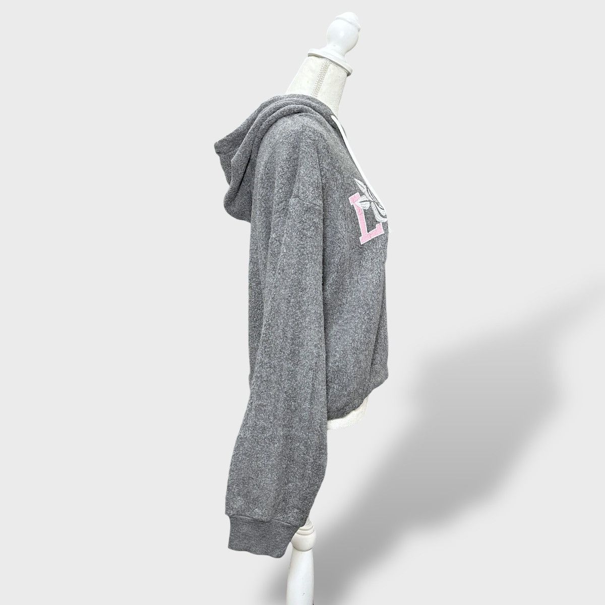 Other PJ Salvage Women’s Gray Pink Embroidered Print Hoodie Sz M Size M / US 6-8 / IT 42-44 - 8 Thumbnail