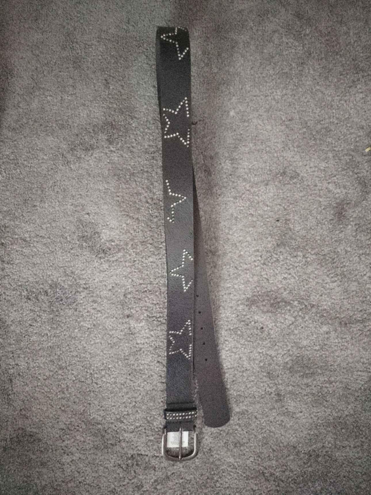 Japanese Brand Vintage Belts Y2K Rhinestones Punk leather belt Japanese Size ONE SIZE - 1 Thumbnail