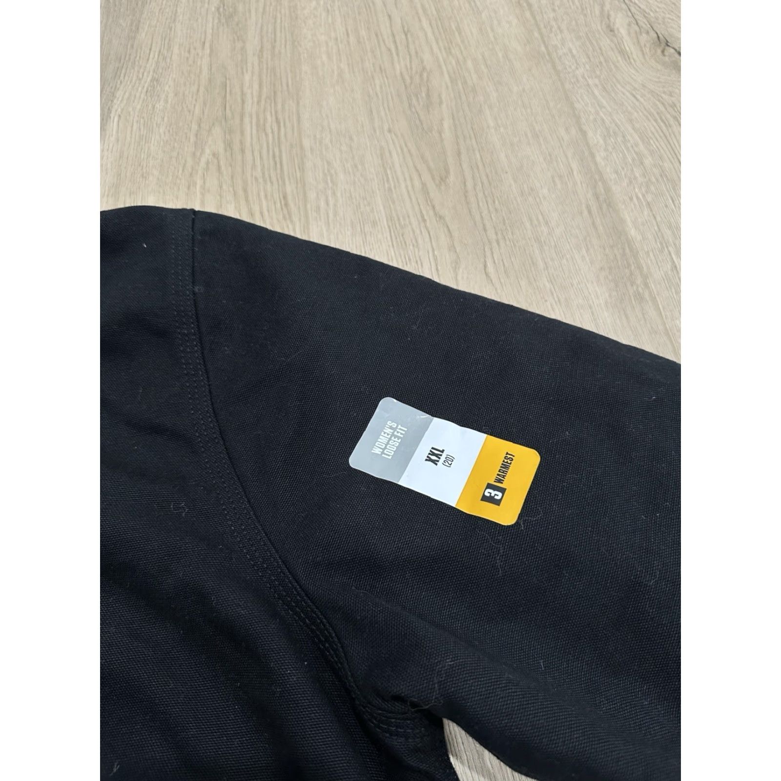 Carhartt NWT Carhartt J140-W Women’s 2XL Black Quilted Lined Hooded Jacket Size XXL / US 16-18 / IT 52-54 - 6 Thumbnail