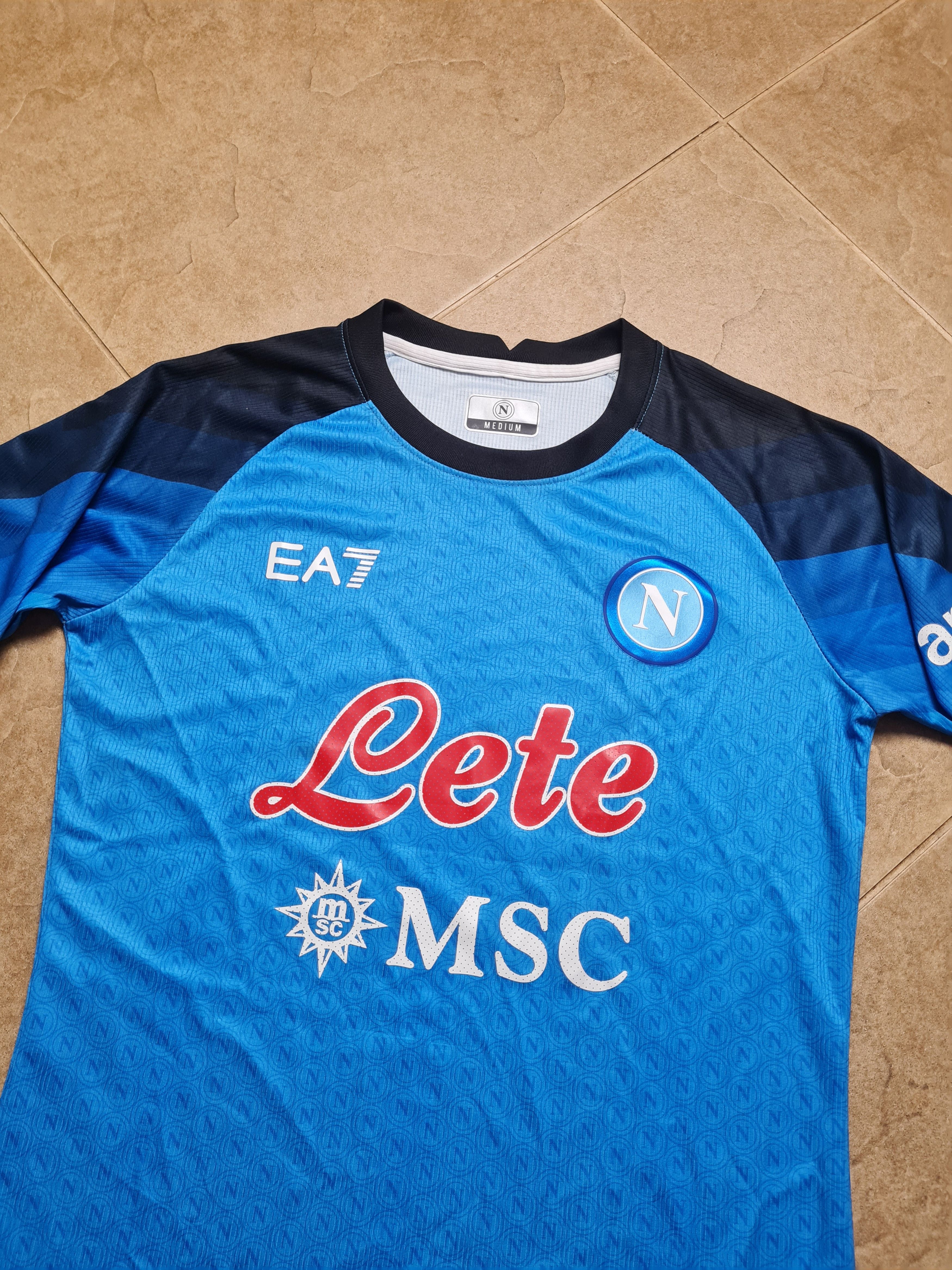 Other Jersey Napoli Home 2022/23 Match Version EA7 Soccer Shirt Size US M / EU 48-50 / 2 - 1 Thumbnail