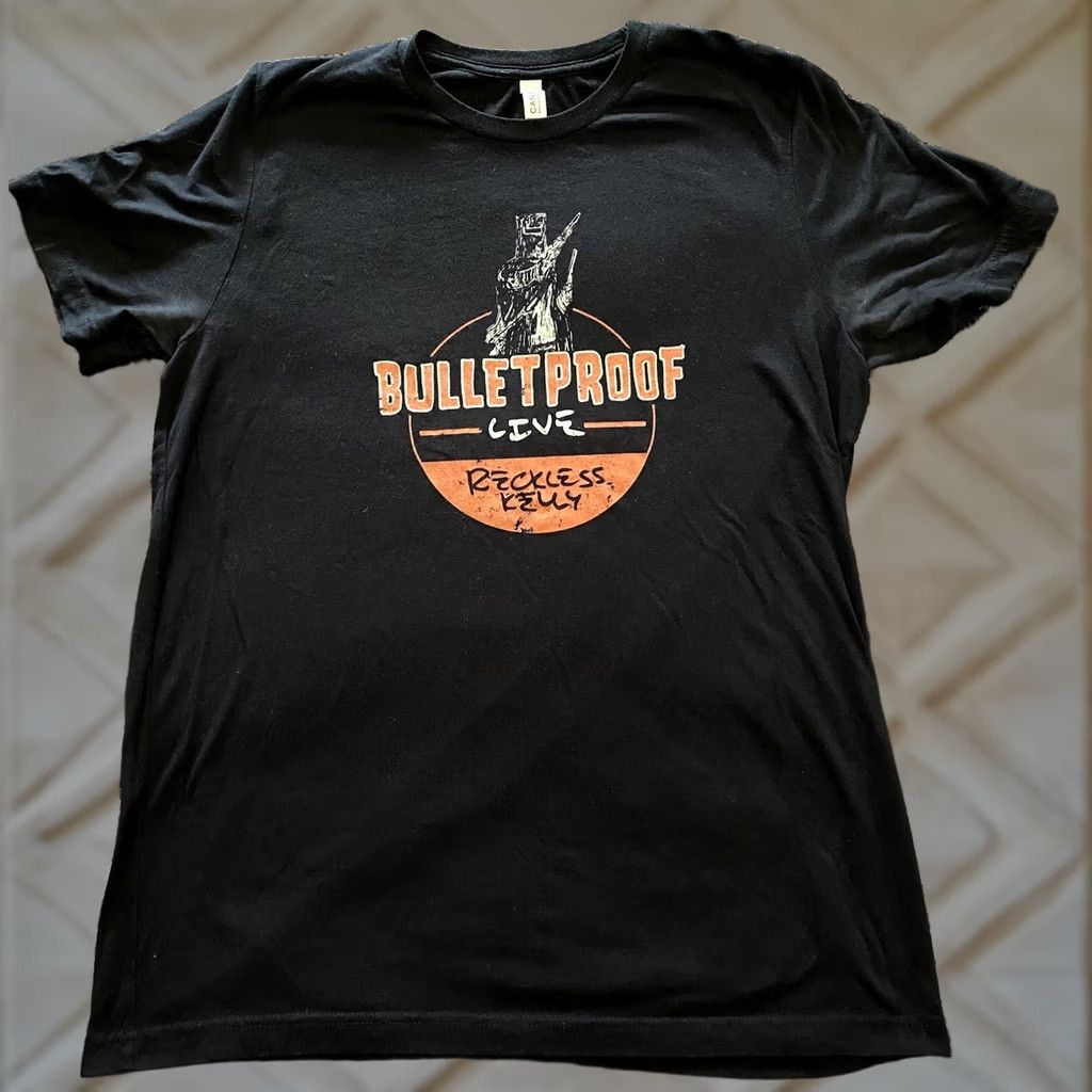 Olive Reckless Kelly Bulletproof LIVE T-shirt Women L Black Concert T-shirt Size L / US 10 / IT 46 - 1 Thumbnail