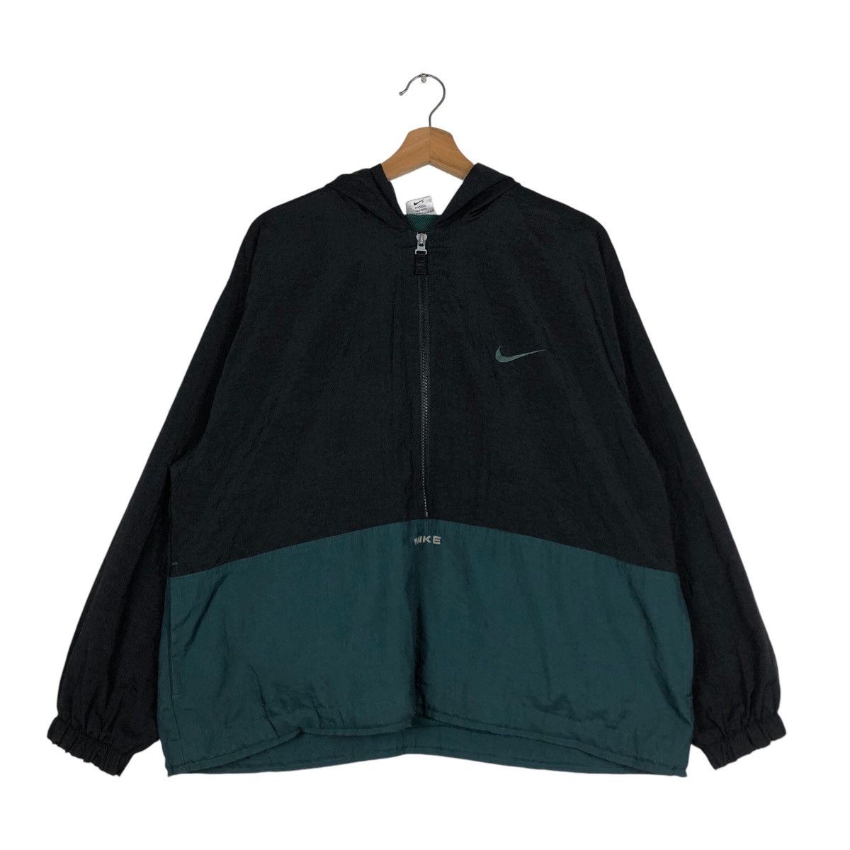 Nike 📌Vintage Anorak Jacket Nike Big Swoosh For Kids Size US L / EU 52-54 / 3 - 13 Thumbnail