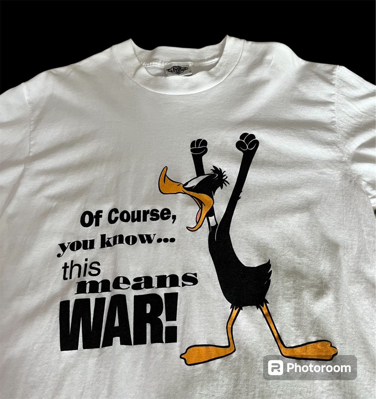Warner Bros Vintage 90s Warner Bros Daffy Duck Tshirt Made In USA Size US M / EU 48-50 / 2 - 3 Thumbnail