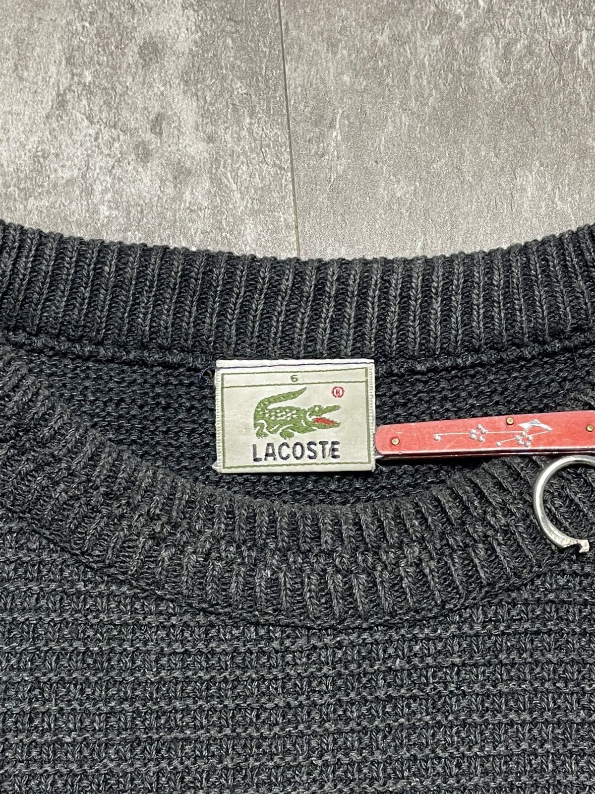 Lacoste Vintage Lacoste Striped Wool Knit Sweater 90s Size US L / EU 52-54 / 3 - 4 Thumbnail
