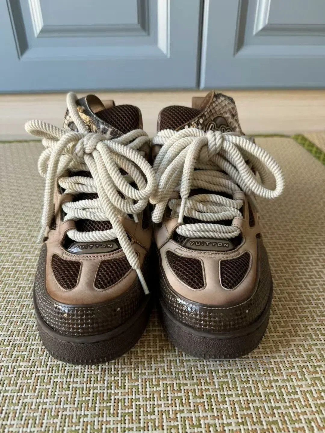 Louis Vuitton louis vuitton skate snake skin shoes size 7. Size US 7 / EU 40 - 3 Thumbnail