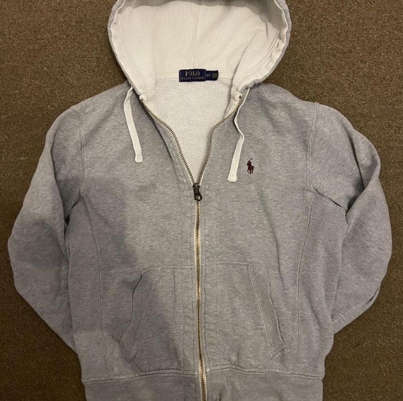 Polo Ralph Lauren Ralph lauren grey zip up hoodie Size US S / EU 44-46 / 1 - 1 Thumbnail