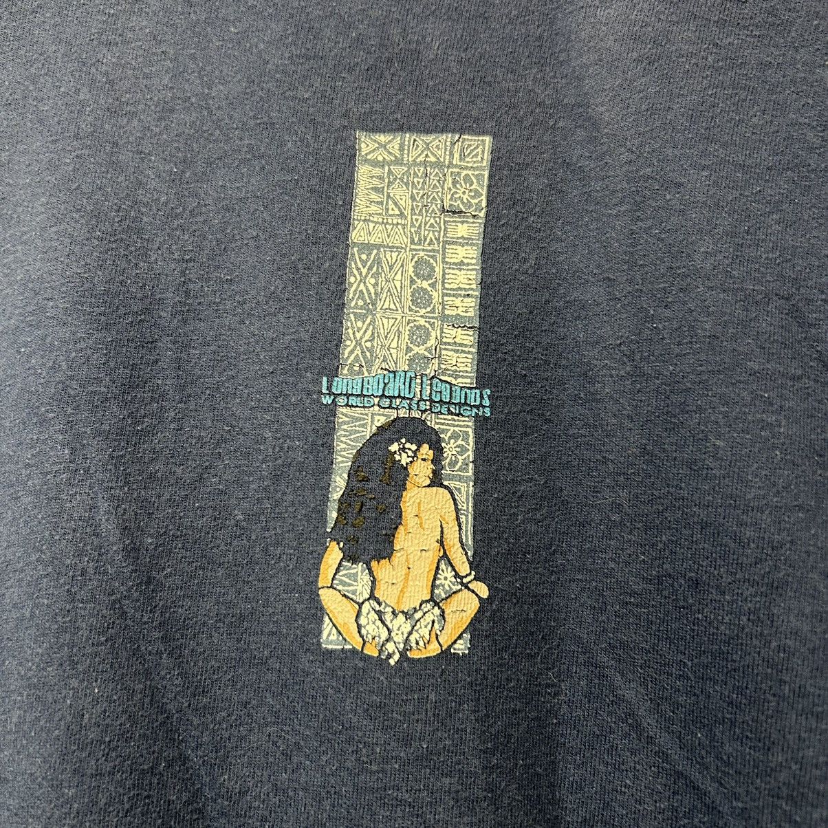 Vintage Vintage 90s Surfer Longboard Legends Hawaii Faded T Shirt Size US XXL / EU 58 / 5 - 9 Thumbnail