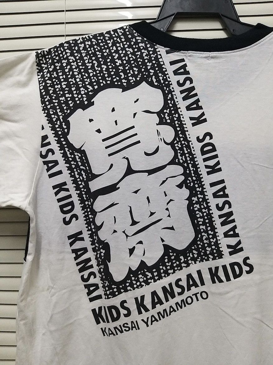 Kansai Yamamoto VINTAGE KANSAI YAMAMOTO BIG SPELL V-NECK T SHIRT Size US L / EU 52-54 / 3 - 3 Thumbnail