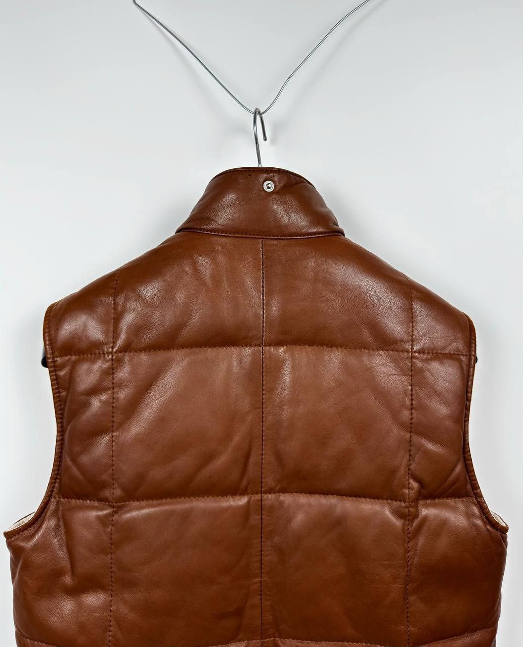 Loro Piana Loro Piana Leather Padded Vest Size US XS / EU 42 / 0 - 7 Thumbnail