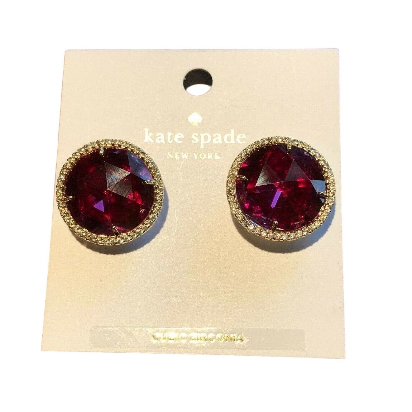 Kate Spade Kate Spade She Has Spark Earrings Crystal Round Studs Size ONE SIZE - 1 Thumbnail