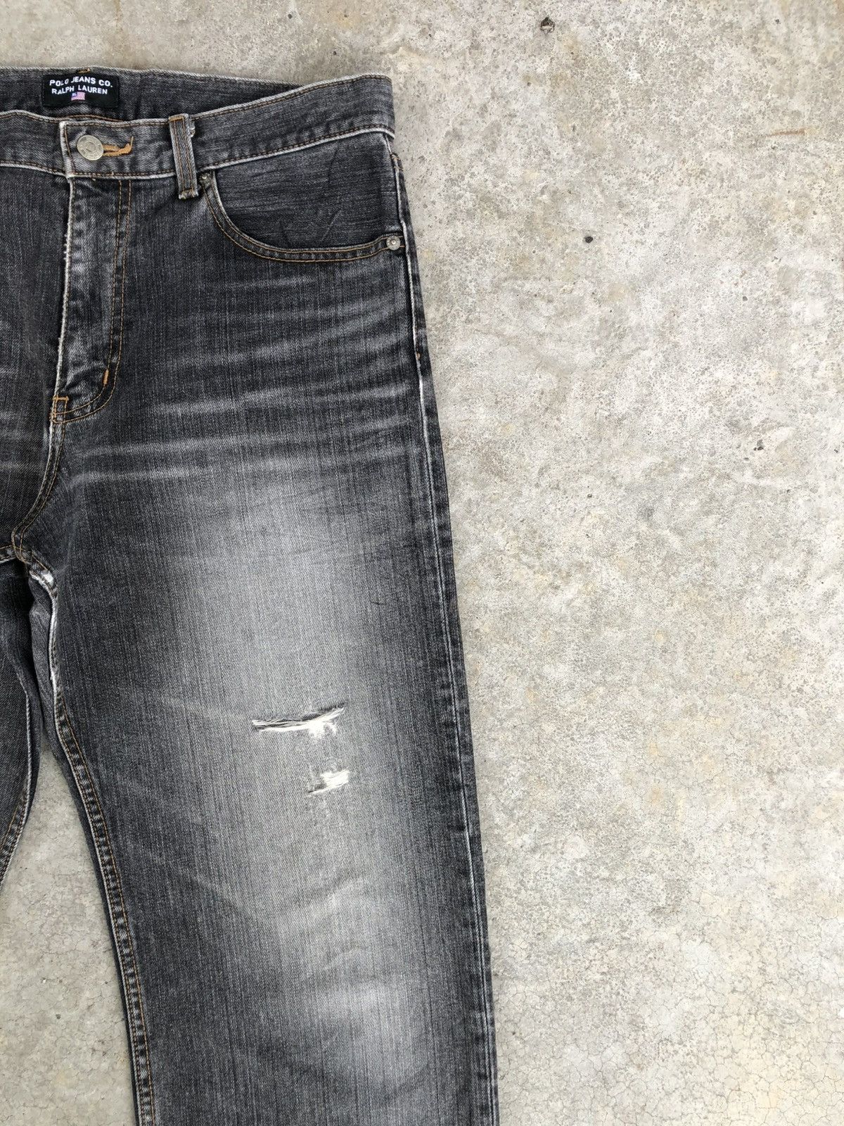 Polo Ralph Lauren Polo Ralph Lauren Loose Distressed Jeans Size US 33 - 7 Thumbnail