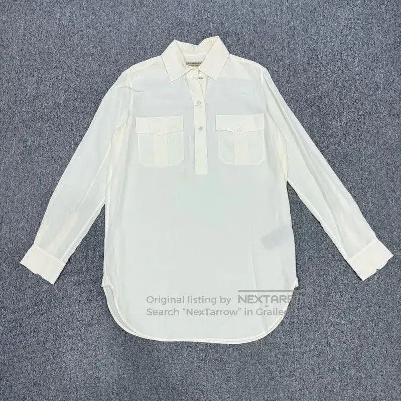 Burberry Burberry Women's White Cotton Shirt. Size XS / US 0-2 / IT 36-38 - 1 Thumbnail