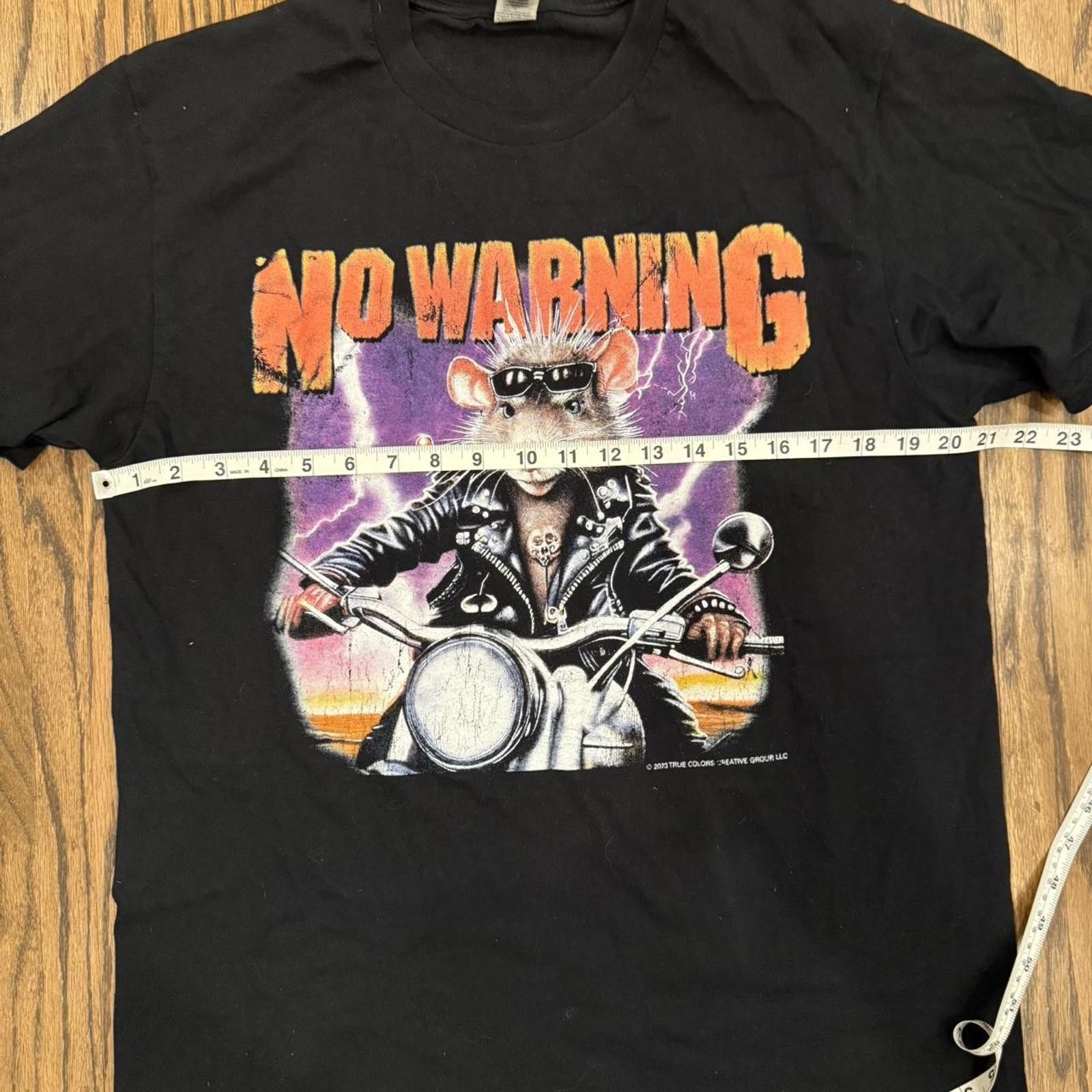 Gildan No Warning - Ill Blood Biker Rat Shirt - L Size US L / EU 52-54 / 3 - 3 Thumbnail