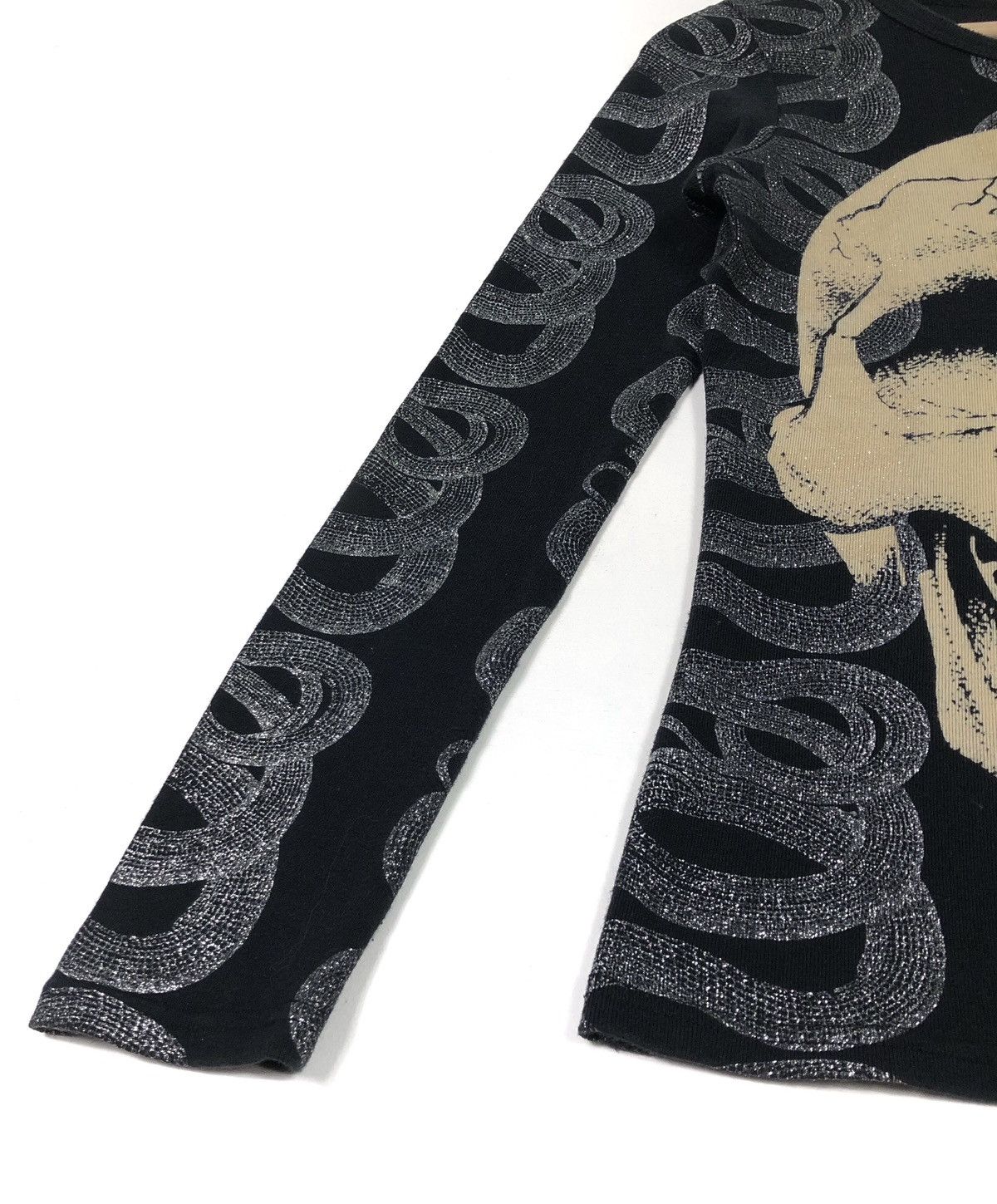 Hysteric Glamour RARE🔥GRAIL HYSTERIC BLING BLING SNAKES BIG SKULL L/S Size XS / US 0-2 / IT 36-38 - 7 Thumbnail