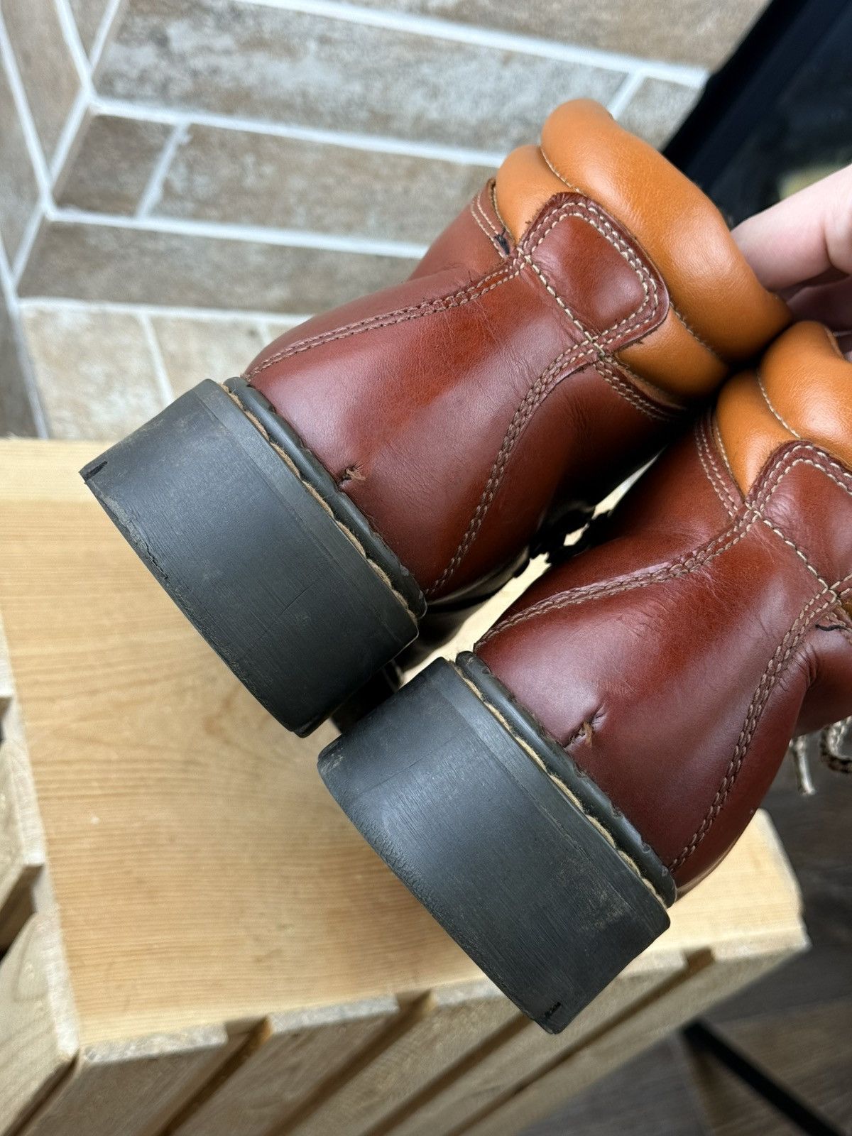 Paraboot Che Guevara Vintage Y2K Chunky Paraboot Combat Boots Size Size US 8 / EU 41 - 8 Thumbnail