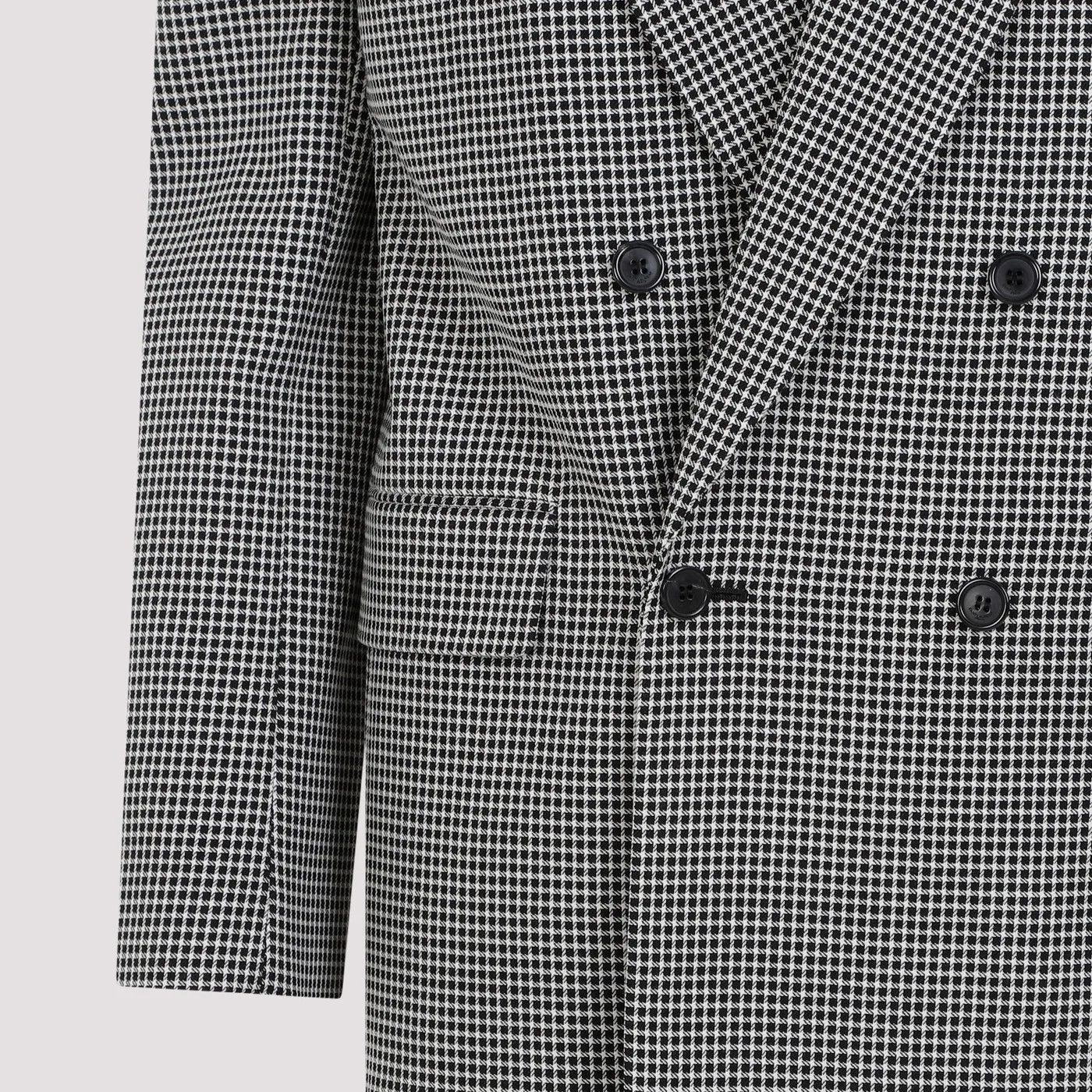 Saint Laurent Paris o1bcso1str1124 Oversized Chesterfield Jacket in Grey Size S / US 4 / IT 40 - 3 Thumbnail