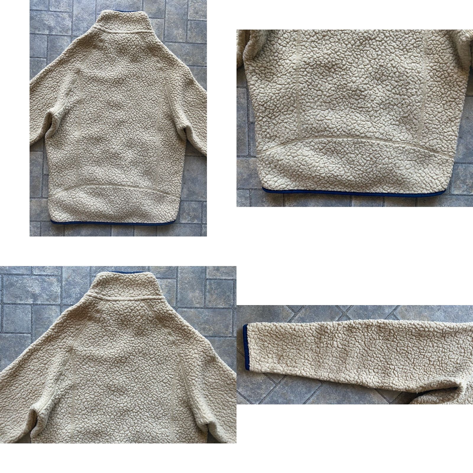 Patagonia Patagonia Jacket Fleece Full Zip Womens XS Beige Oatmeal White STY22801FA19 Size XS / US 0-2 / IT 36-38 - 10 Thumbnail