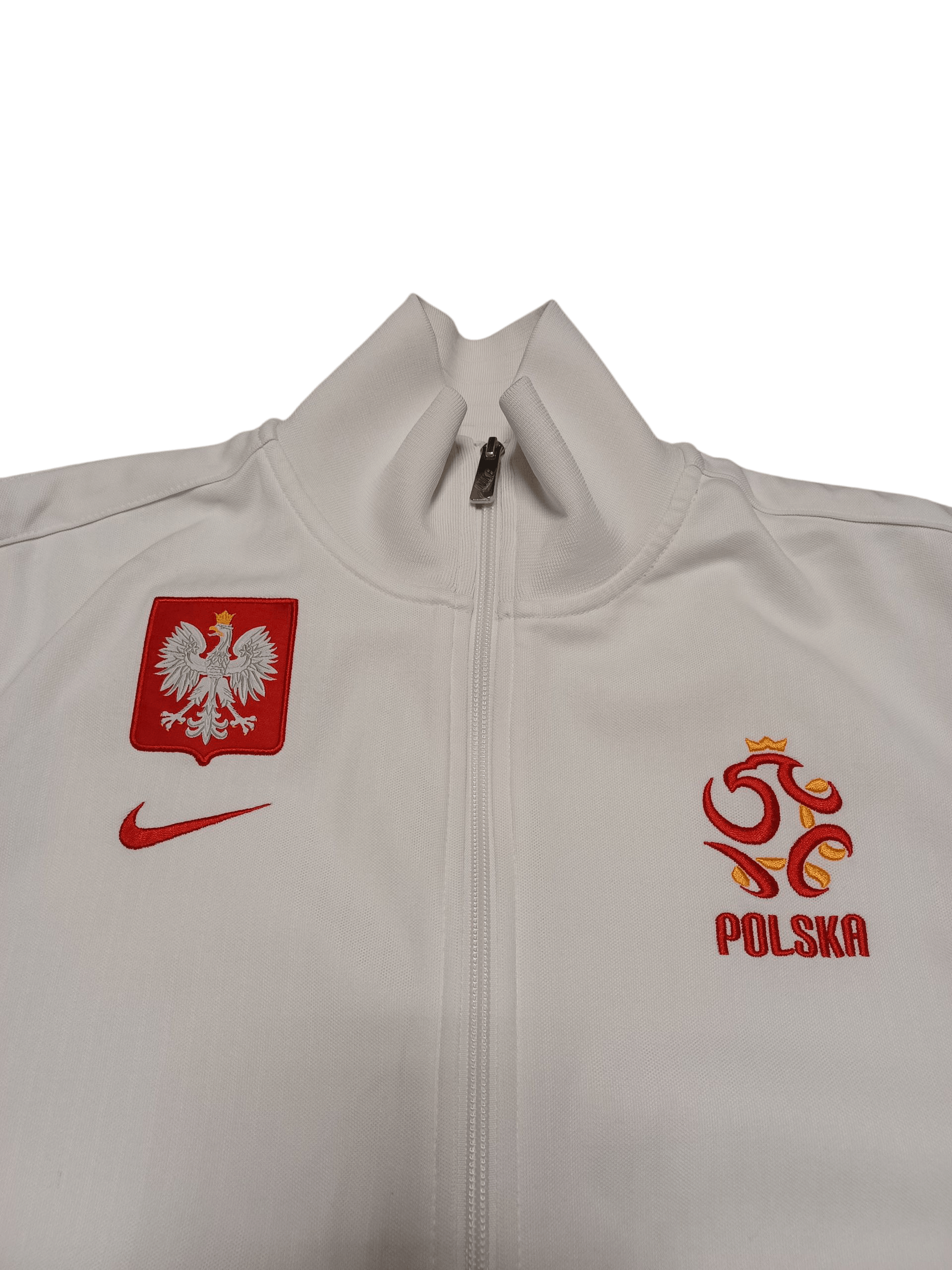 Nike POLAND NIKE POLSKA SOCCER TRACK JACKET VINTAGE DRILL Size US L / EU 52-54 / 3 - 2 Thumbnail