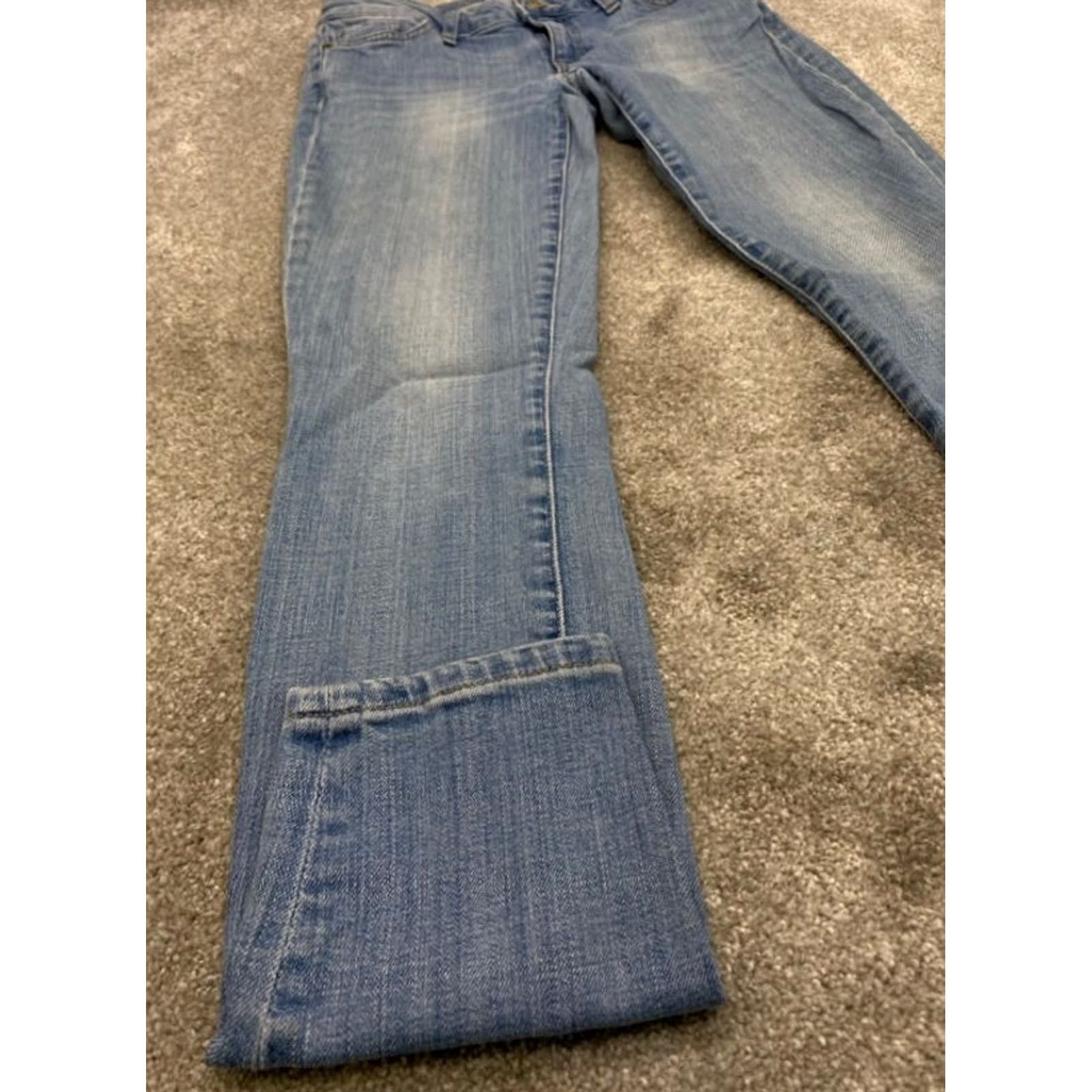 Tommy Hilfiger Tommy Hilfiger Jeans Womens Size 2 Blue Denim Skinny Nice Fade 6178 Jeans Women Slim 28 in Inseam 30 in (Blue) Size 26" / US 2 / IT 38 - 2 Thumbnail