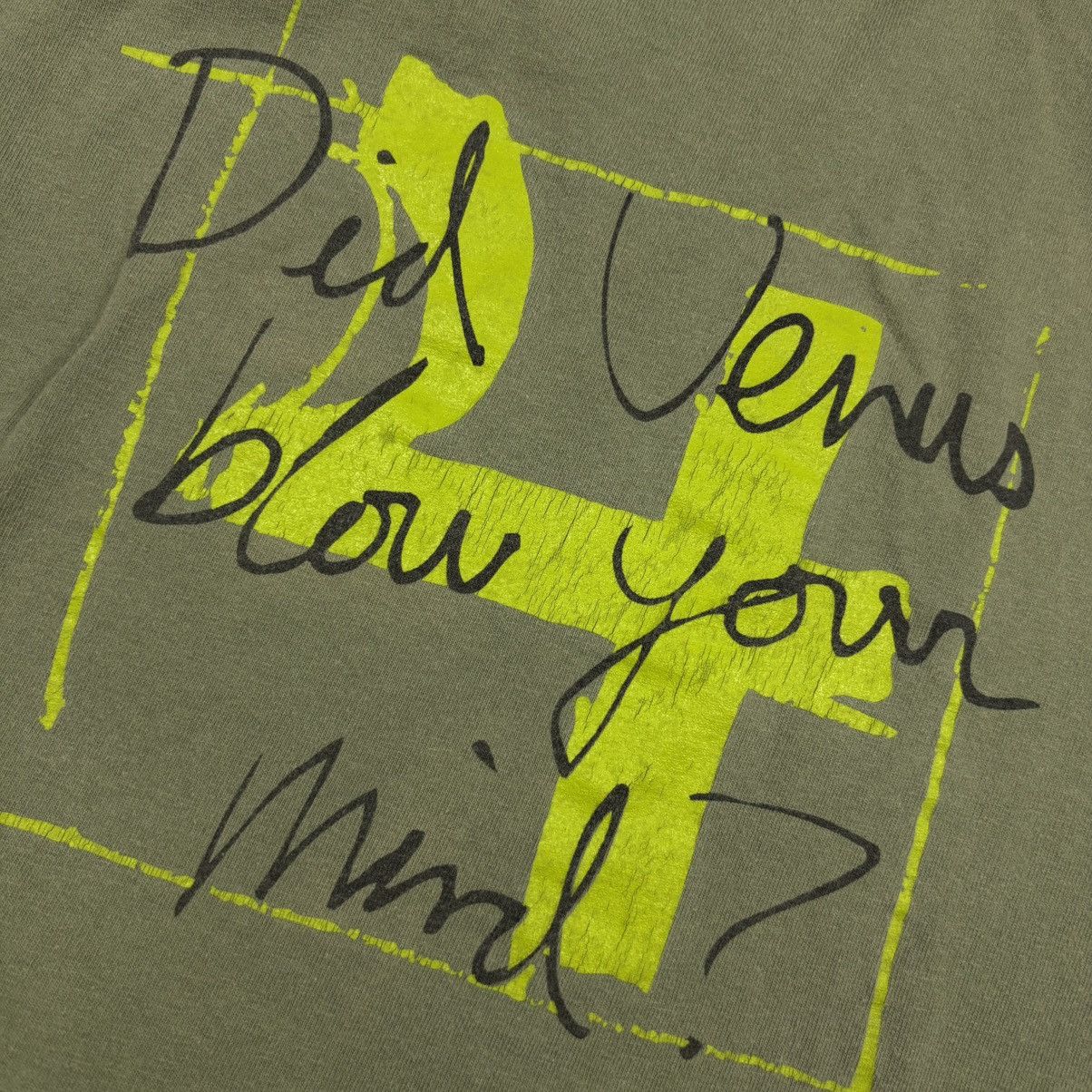 Band Tees Train – “Did Venus Blow Your Mind?” Tee | Y2K Promo Classic Size US L / EU 52-54 / 3 - 5 Thumbnail