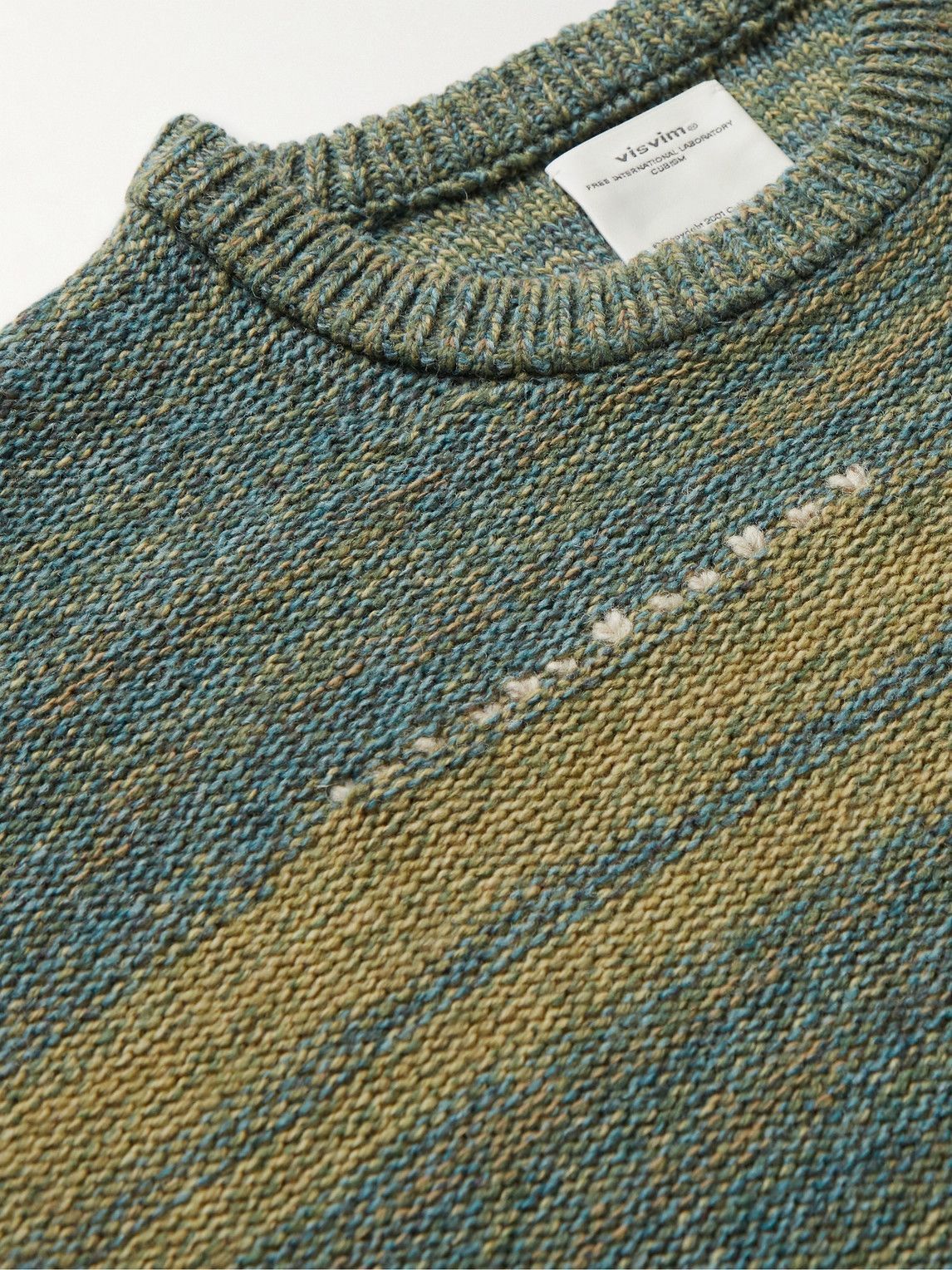 Visvim VISVIM gradient knit wool-cashmere sweater Size US XXL / EU 58 / 5 - 4 Thumbnail