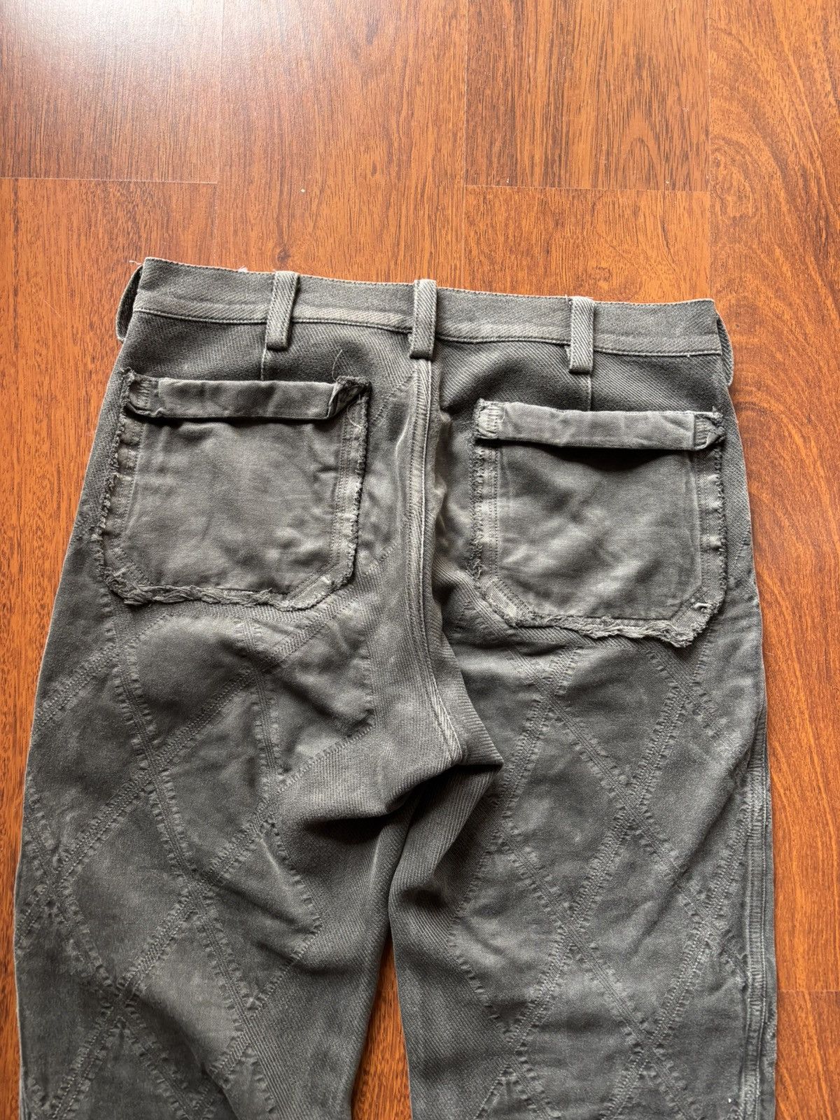 Issey Miyake APOC by Issey Miyake cargo distressed embroidered pants Size US 34 / EU 50 - 3 Thumbnail