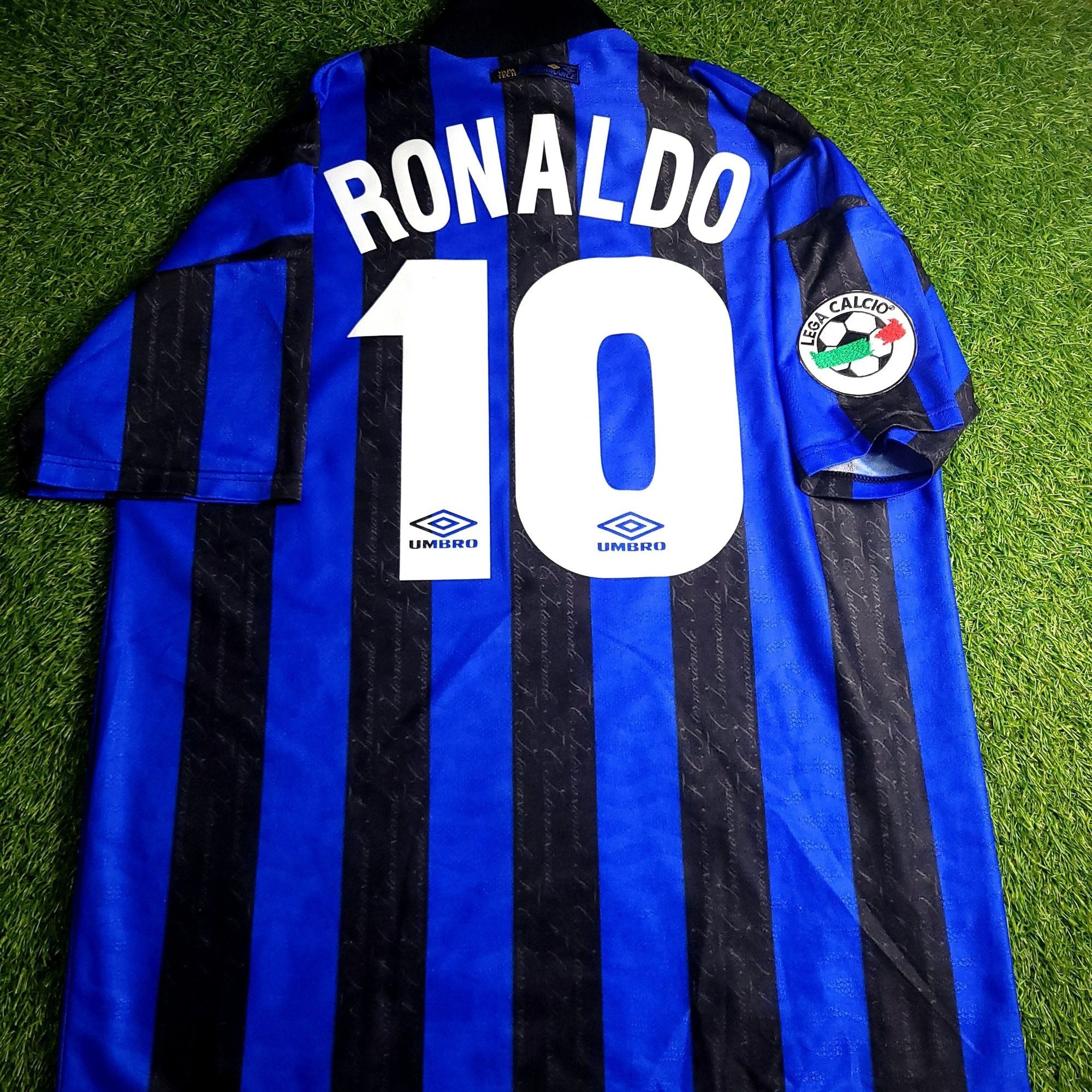 Umbro Ronaldo Inter Milan 1997 1998 DEBUT Umbro Soccer Jersey XL Size US XL / EU 56 / 4 - 1 Thumbnail