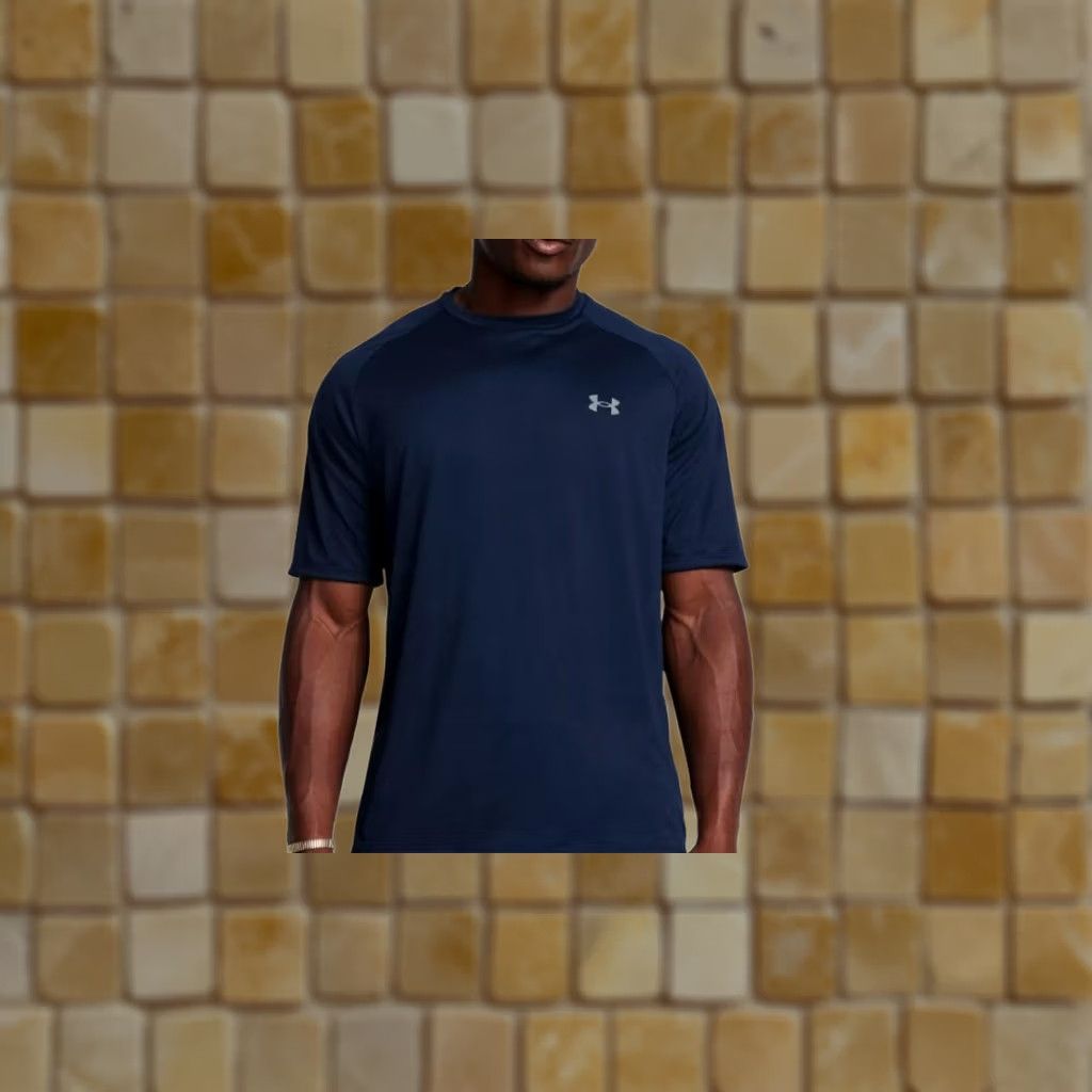 Under Armour VINTAGE Under Armour UA Tech Locker 2.0 T-Shirt Blue SHIRT 2XL Mens Sports Size US XXL / EU 58 / 5 - 1 Preview