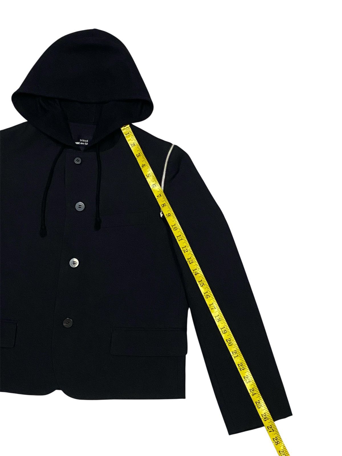 Tricot Comme des Garcons Tricot Comme Des Garcons AD1990 Modular Wool Hoodie Jacket Size M / US 6-8 / IT 42-44 - 23 Thumbnail