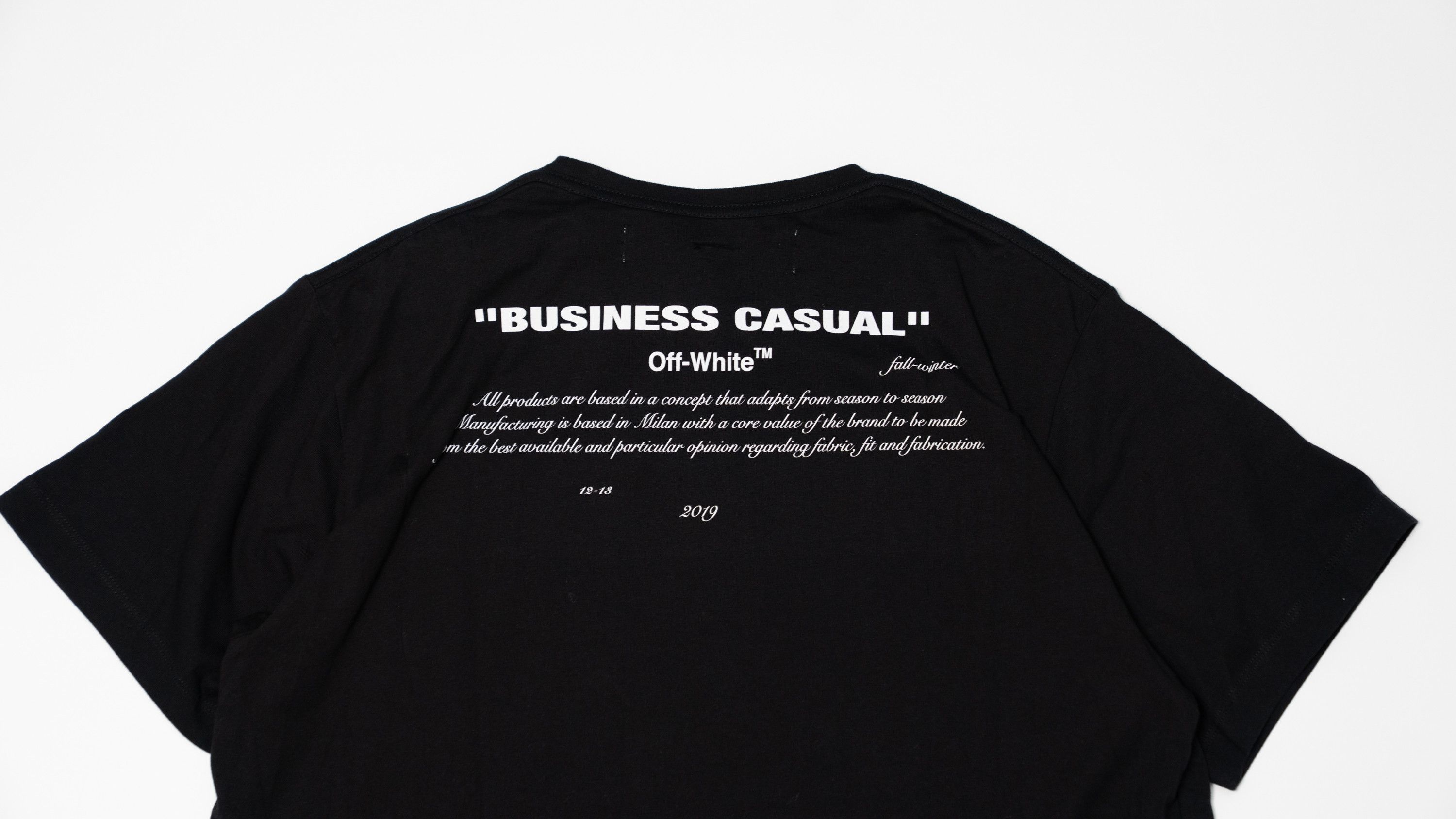 Off-White Off-White™ 2018AW BERNINI OVER TEE Size US S / EU 44-46 / 1 - 8 Thumbnail