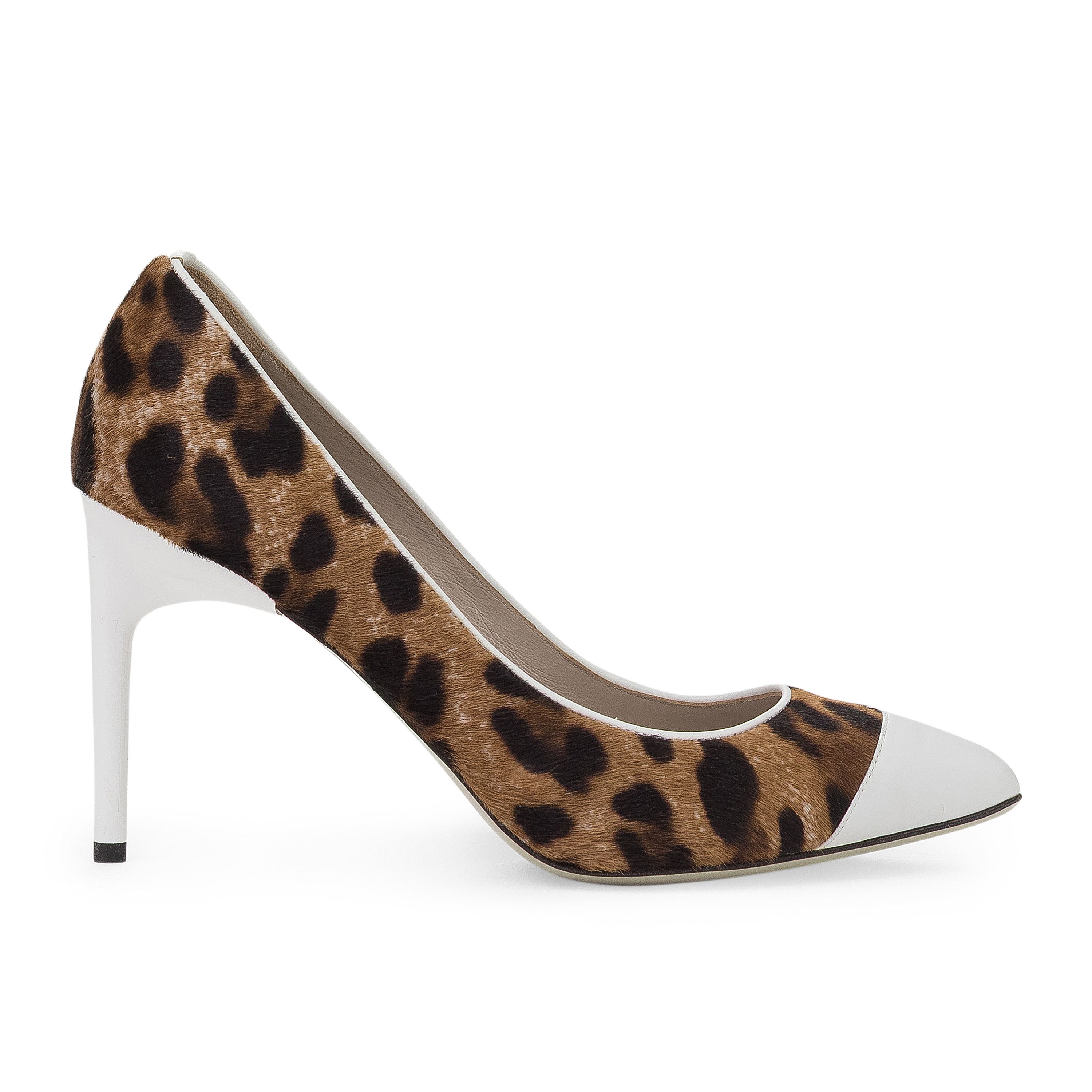 Jason Wu BROWN/WHITE LEOPARD HEELS SIZE 39.5 Size US 9.5 / IT 39.5 - 1 Thumbnail