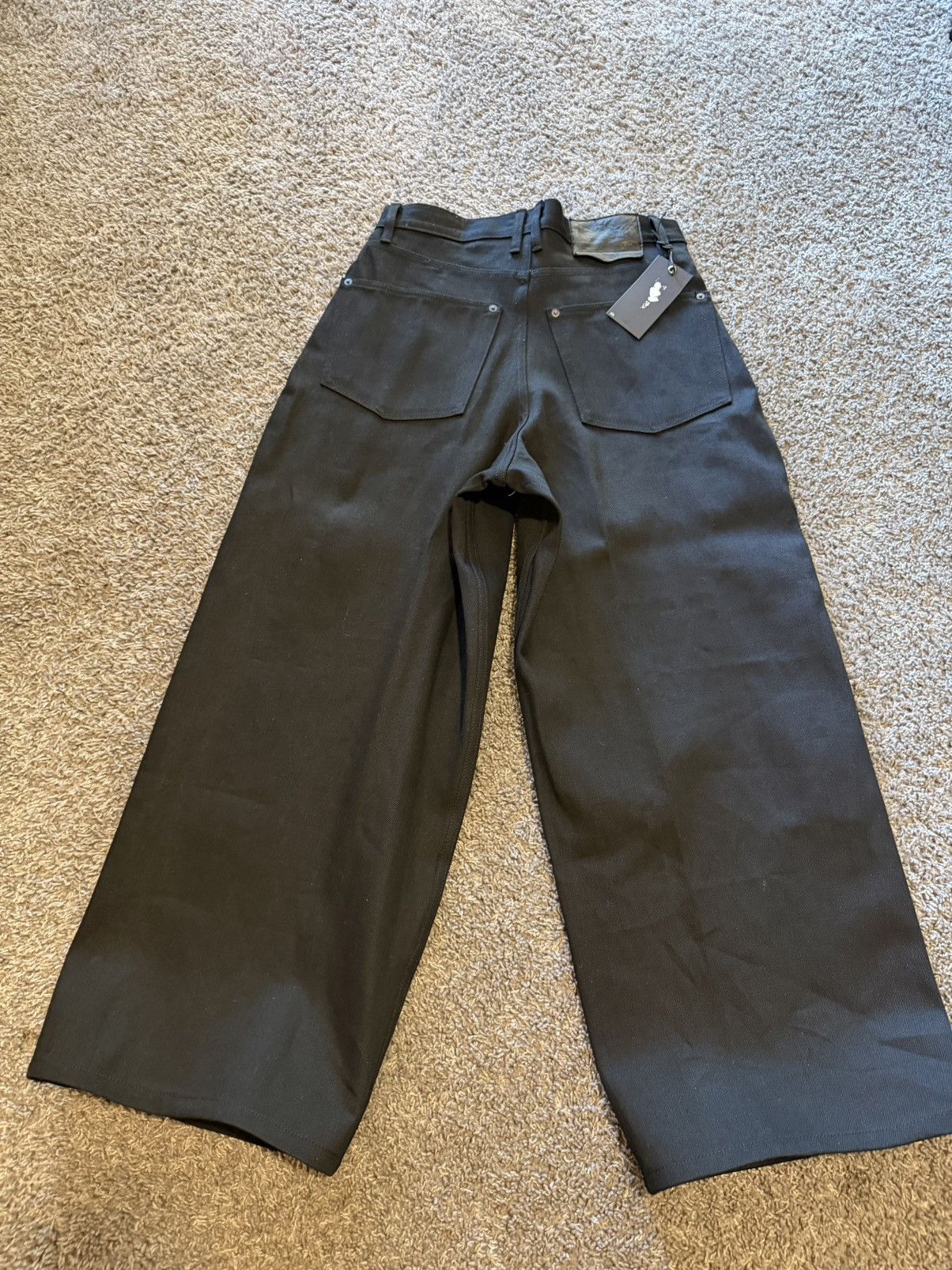 K-Two Studios KTWO Studios 14.5 oz wide black selvedge denim Size US 31 - 2 Thumbnail
