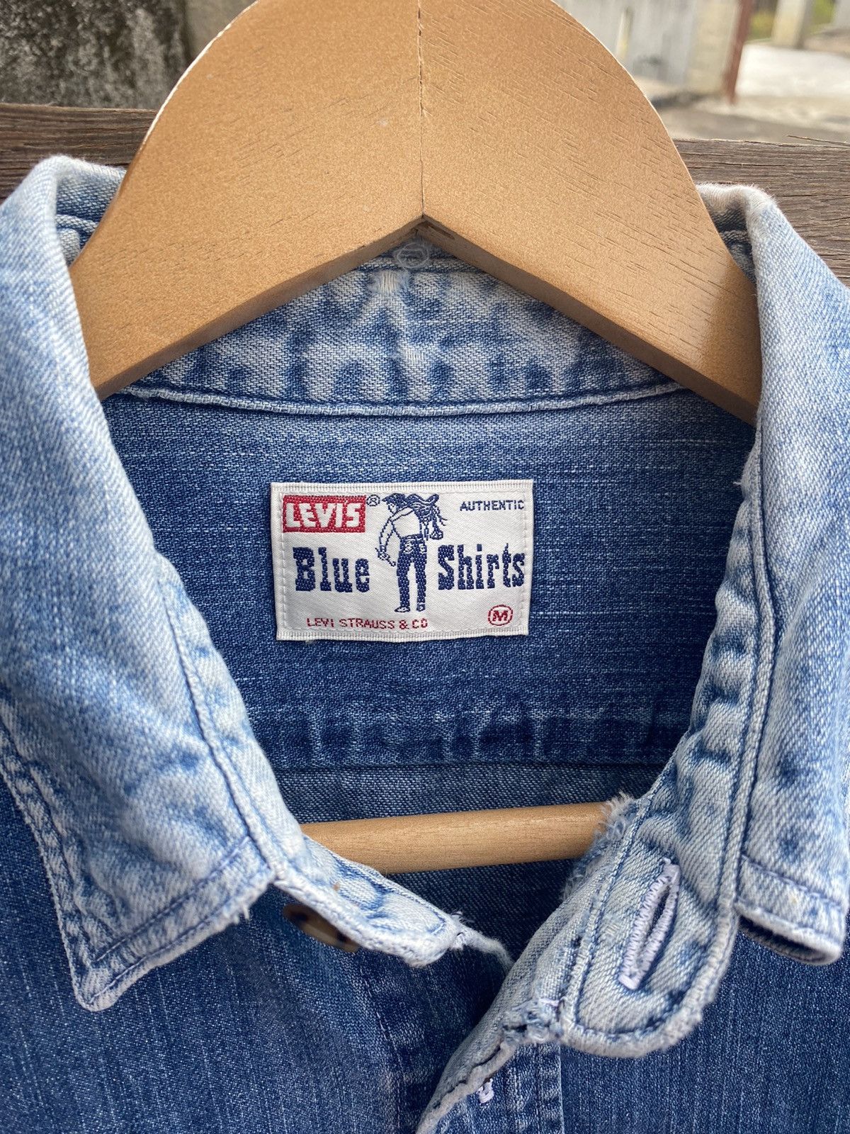 Levi's Vintage Levi's Orange Tab Denim Shirt - size 25” x 28.5” Size US M / EU 48-50 / 2 - 8 Thumbnail