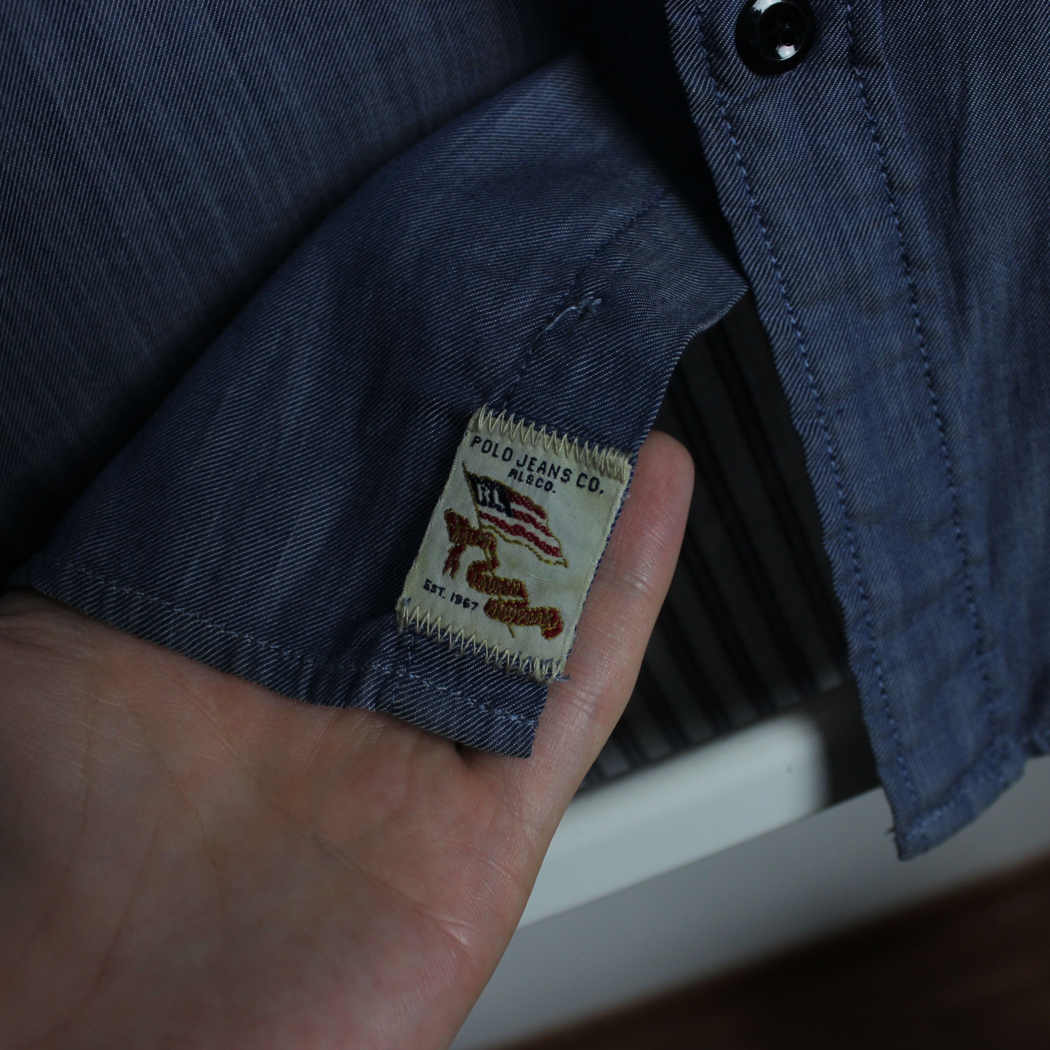 Polo Ralph Lauren Polo Ralph lauren jeans Co shirt men cotton blue M L Size US M / EU 48-50 / 2 - 5 Thumbnail