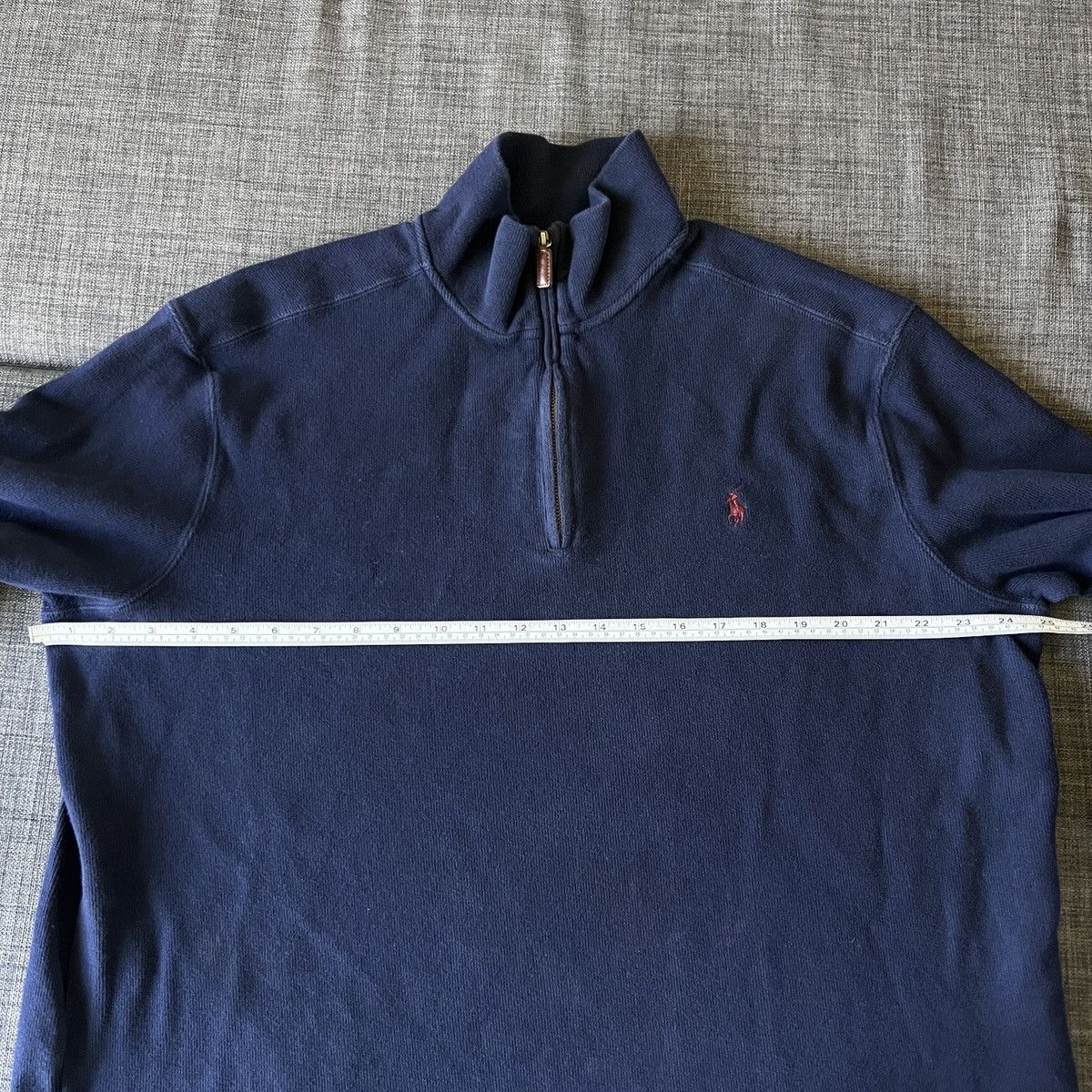 Polo Ralph Lauren × Vintage Vintage Polo Ralph Lauren Pullover 1/4 Zip XL Size US XL / EU 56 / 4 - 3 Thumbnail