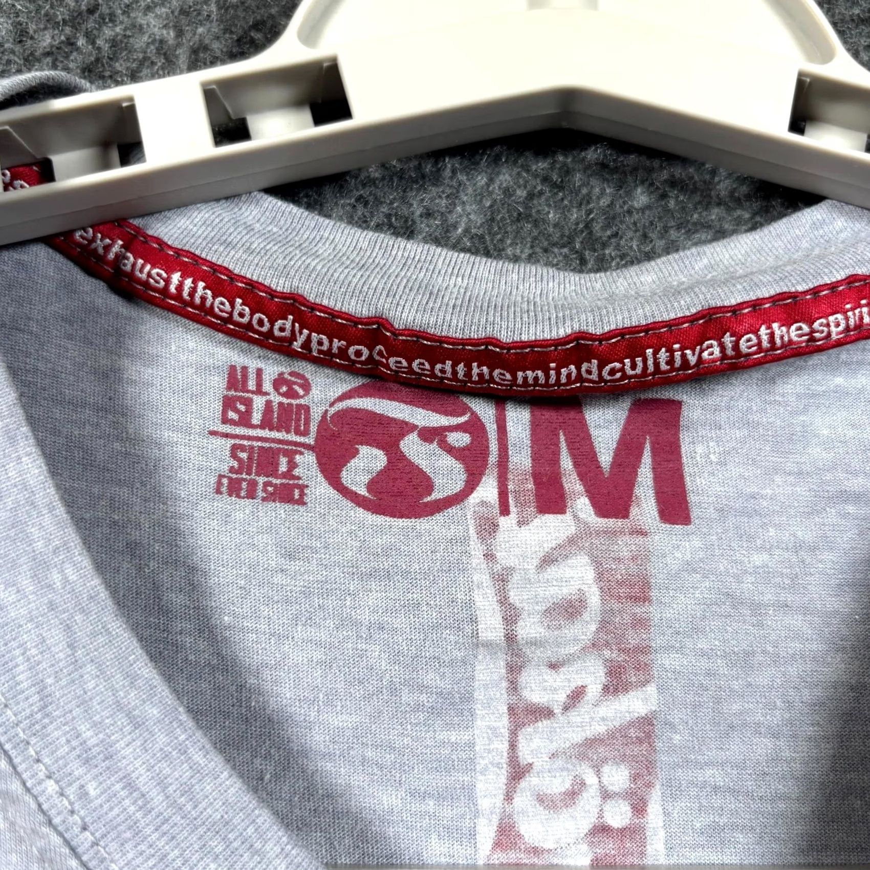 Vintage VINTAGE Fokai Exhaust the Body T-Shirt Men’s M Gray Graphic Print Crew Neck Shirt Size US M / EU 48-50 / 2 - 6 Thumbnail
