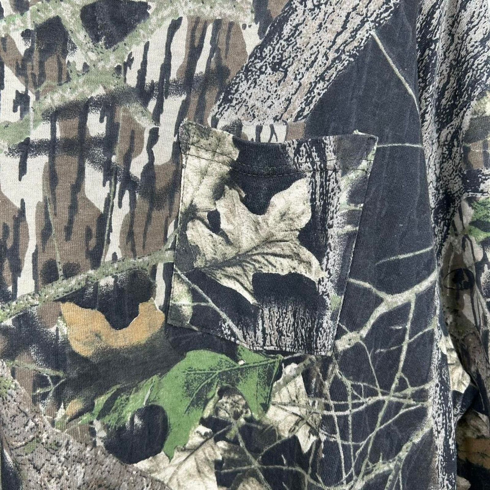 Other Vintage 90's Mossy Oak Long Sleeve Camo Tee X-Large Size US XL / EU 56 / 4 - 4 Thumbnail