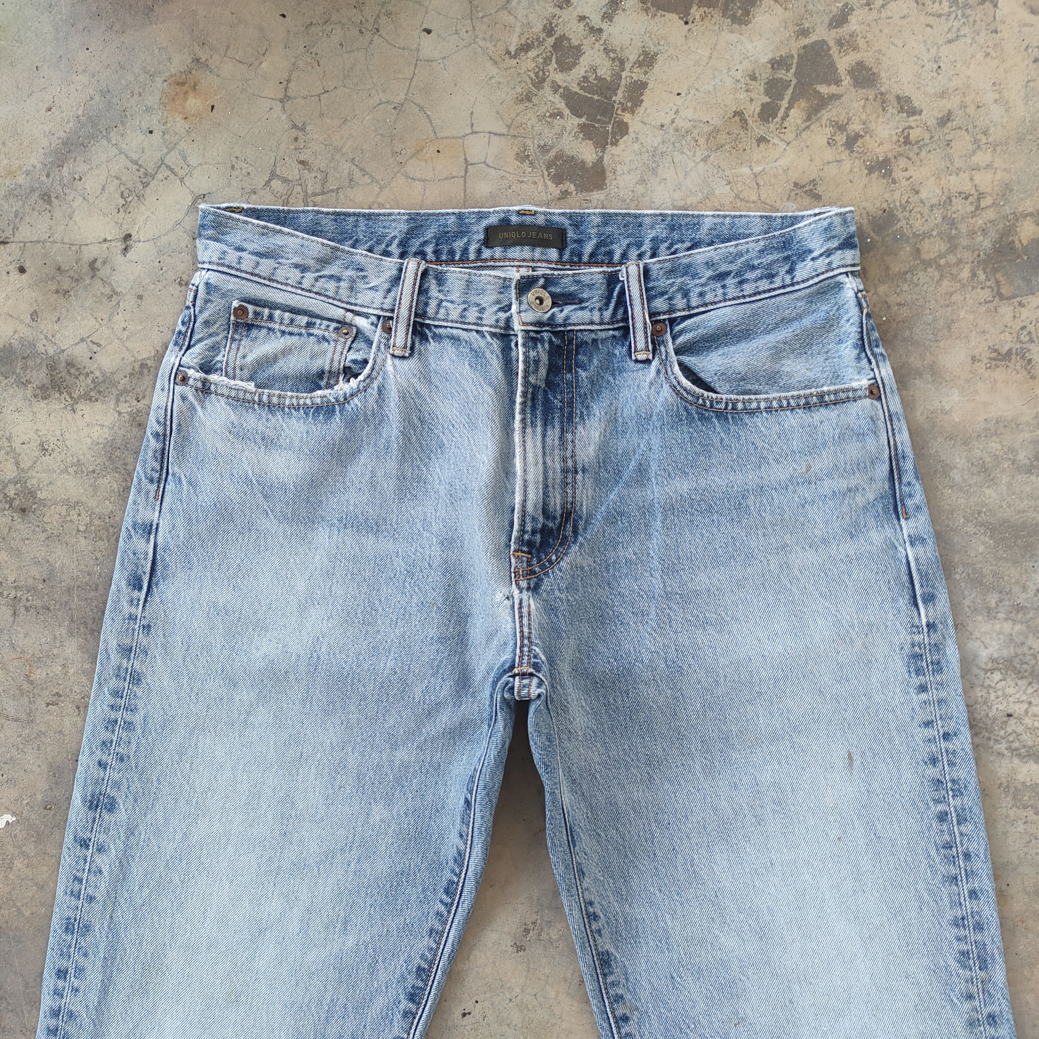 Japanese Brand VINTAGE JAPANESE FADED JEANS DENIM PANTS Size US 33 - 3 Thumbnail