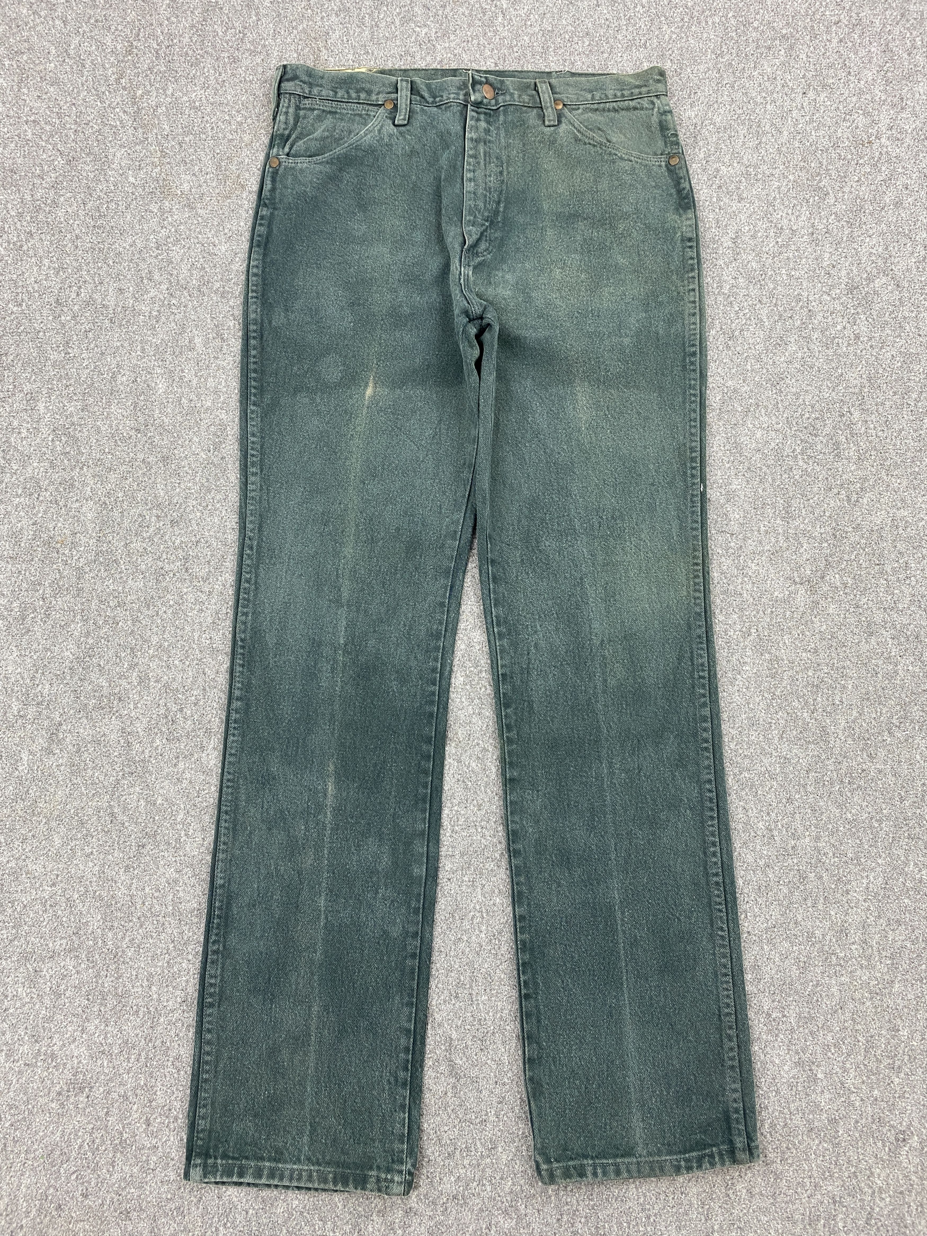 Forest Green Vintage Wrangler Denim Jeans
