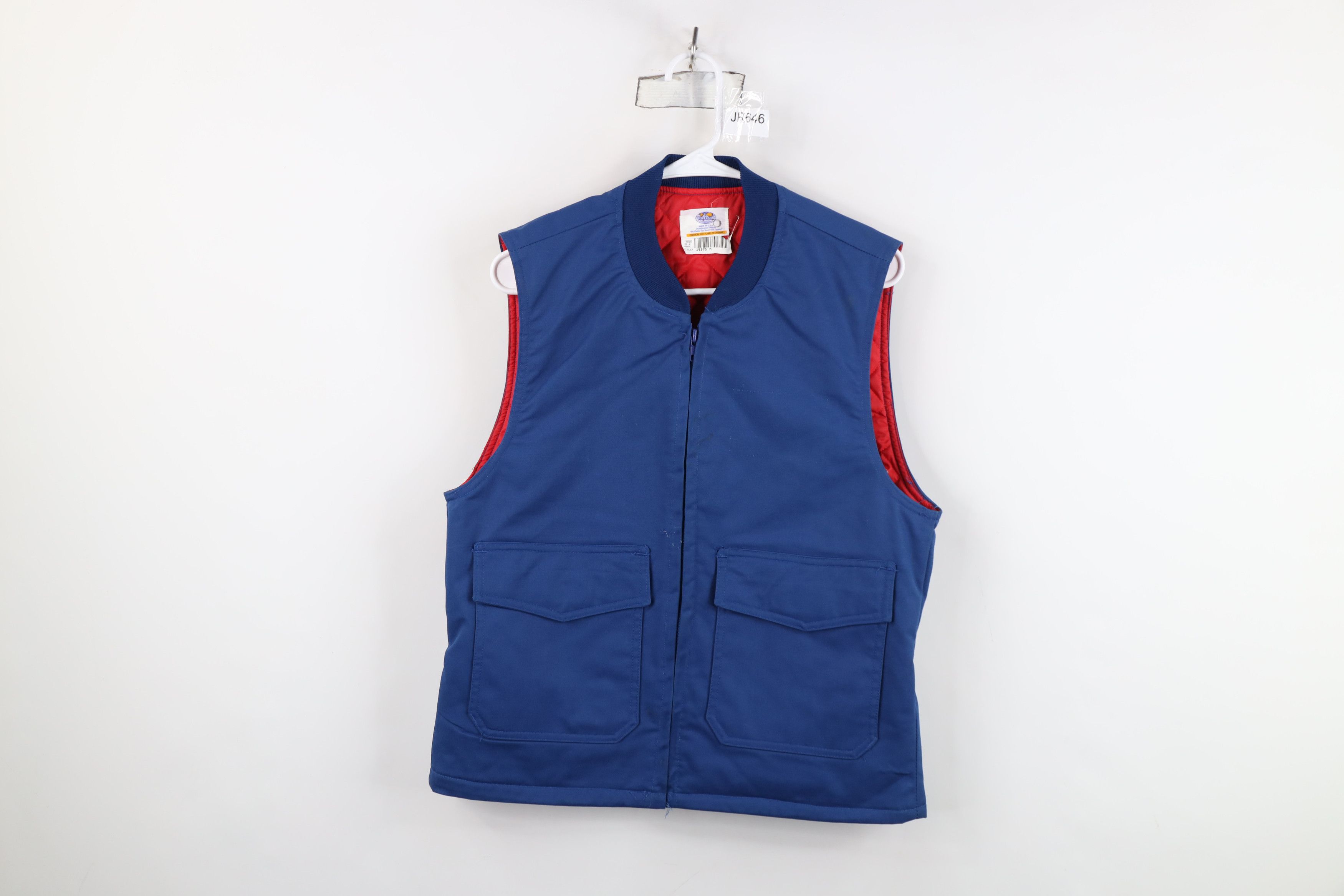 Vintage Vintage 90s Streetwear Quilted Mechanic Workwear Vest USA Size US M / EU 48-50 / 2 - 1 Thumbnail