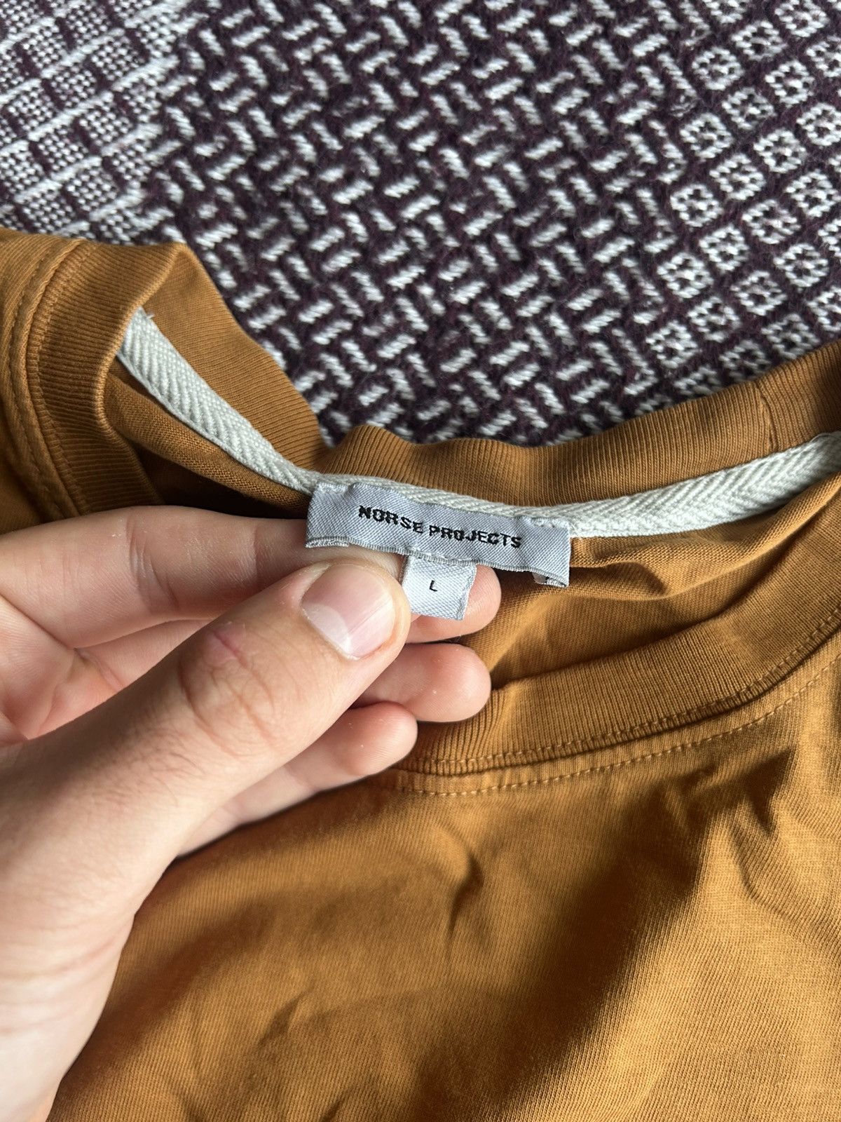 Norse Projects Norse Project Basic T-shirt Unisex Old Money Style Size L Size US L / EU 52-54 / 3 - 7 Thumbnail