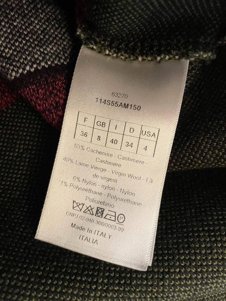 Dior Christian Dior Wool Sweater with Floral Design-2506 Size S / US 4 / IT 40 - 4 Thumbnail