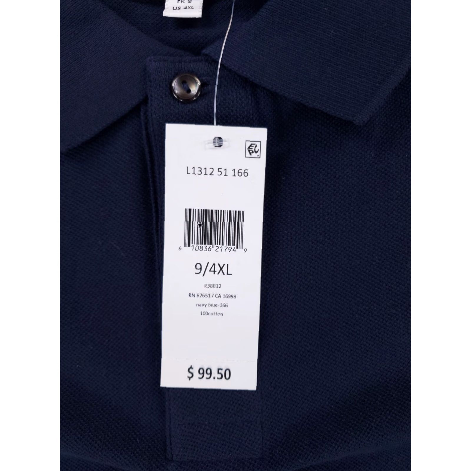 Lacoste Lacoste Long Sleeve Pique Polo Shirt Blue Mens 4XL NWT FR9 XXXXL Size US XXL / EU 58 / 5 - 4 Thumbnail