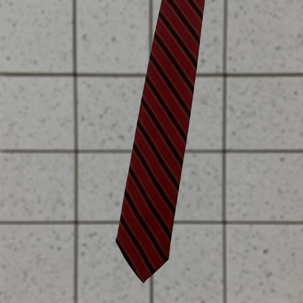 Vintage Vintage 60s Poly Wool Skinny Tie Repp Tie Cravat Red Black Gray Stripe Slim 2x54 Tie Capsule Necktie Mens Size ONE SIZE - 1 Thumbnail