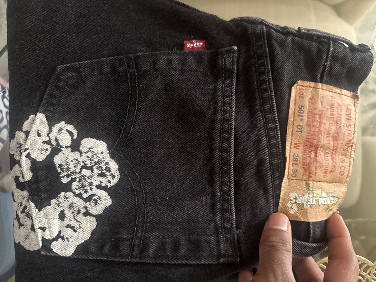 DENIM TEARS Black denim tears Size US 30 / EU 46 - 4 Thumbnail