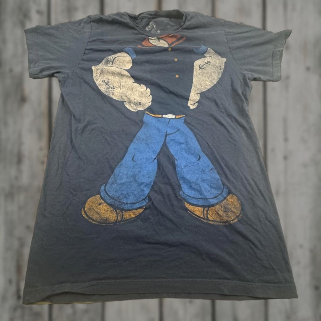 Other Popeye Shirt Mens Medium Navy Graphic Costume Cartoon King Features Licensed T-Shirt Short Sleeve Crew Neck Size US M / EU 48-50 / 2 - 1 Thumbnail