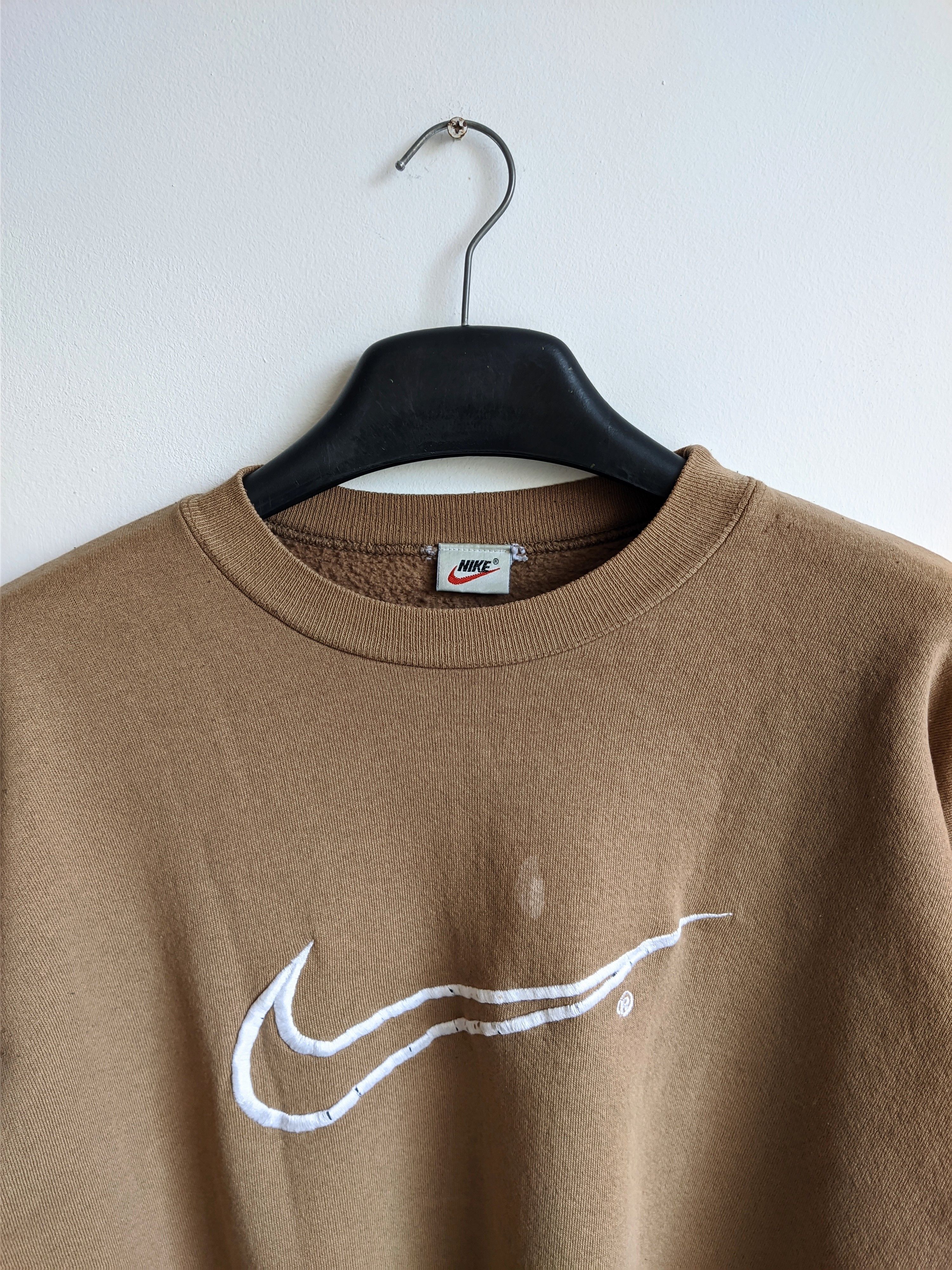 Nike Y2K vintage Nike sweatshirt big logo swoosh Size US L / EU 52-54 / 3 - 7 Thumbnail