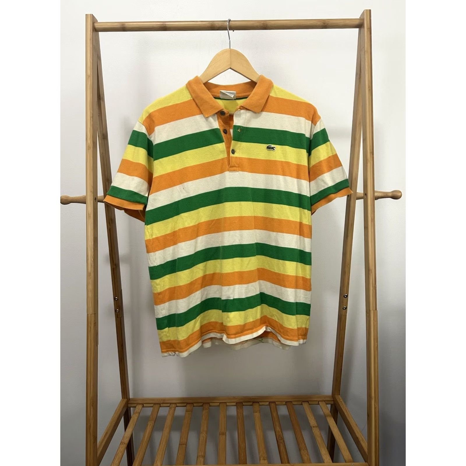 Lacoste Lacoste Polo Shirt Mens Short Sleeve Multicolor Alligator Striped Size 8 Size US M / EU 48-50 / 2 - 2 Thumbnail