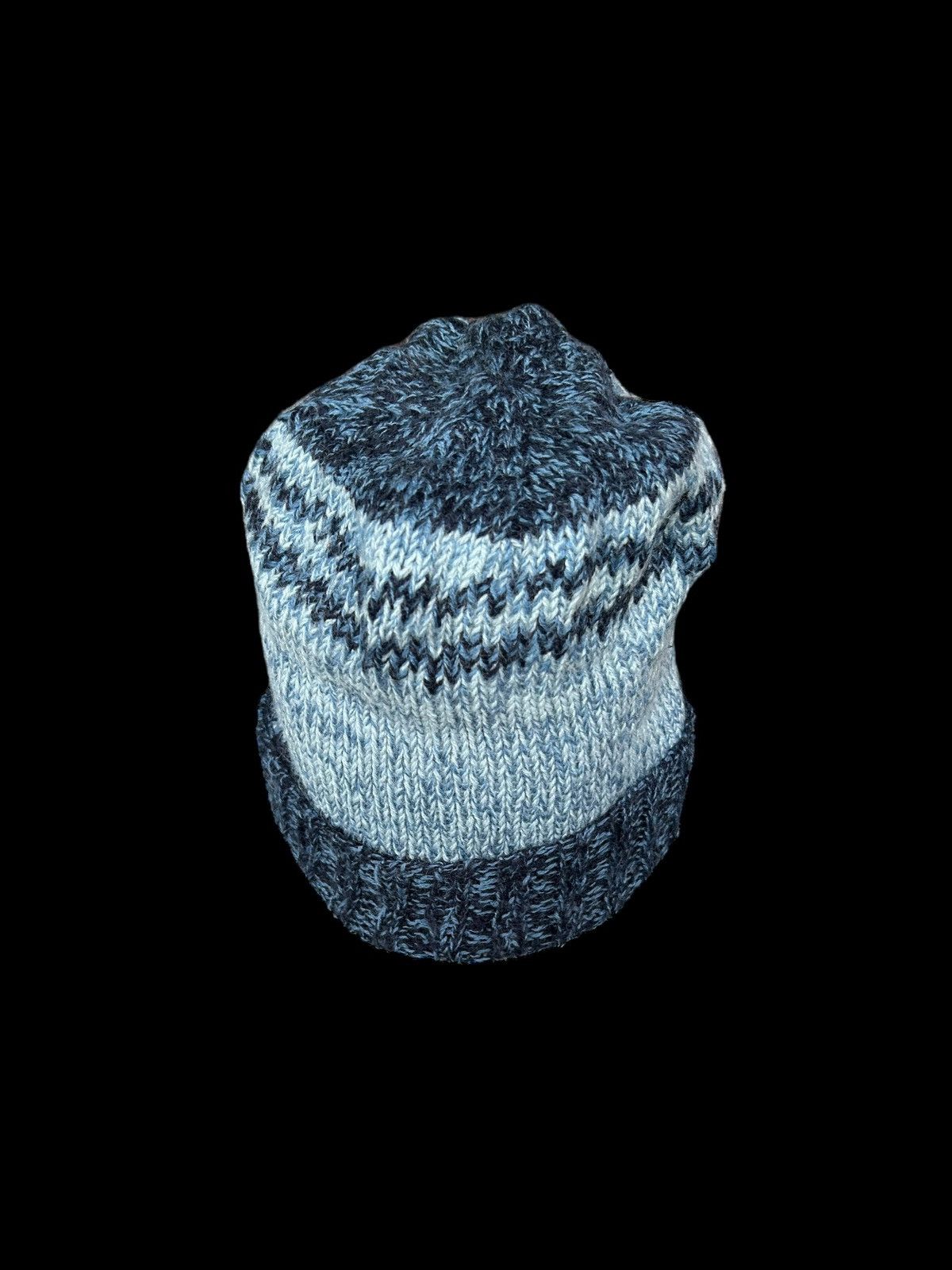 Japanese Brand × Kapital × Vintage Crochet knitted Handmade Beanie Hats Rare Design☠️☠️ Size ONE SIZE - 4 Thumbnail