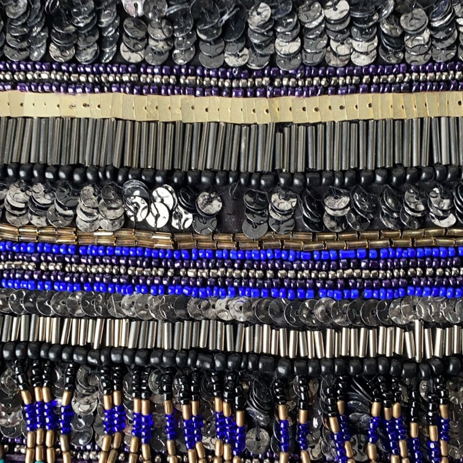 Parker PARKER Corsica Geometric Beaded Fringe Skirt Size 0 Size 25" / US 0 / IT 36 - 9 Thumbnail